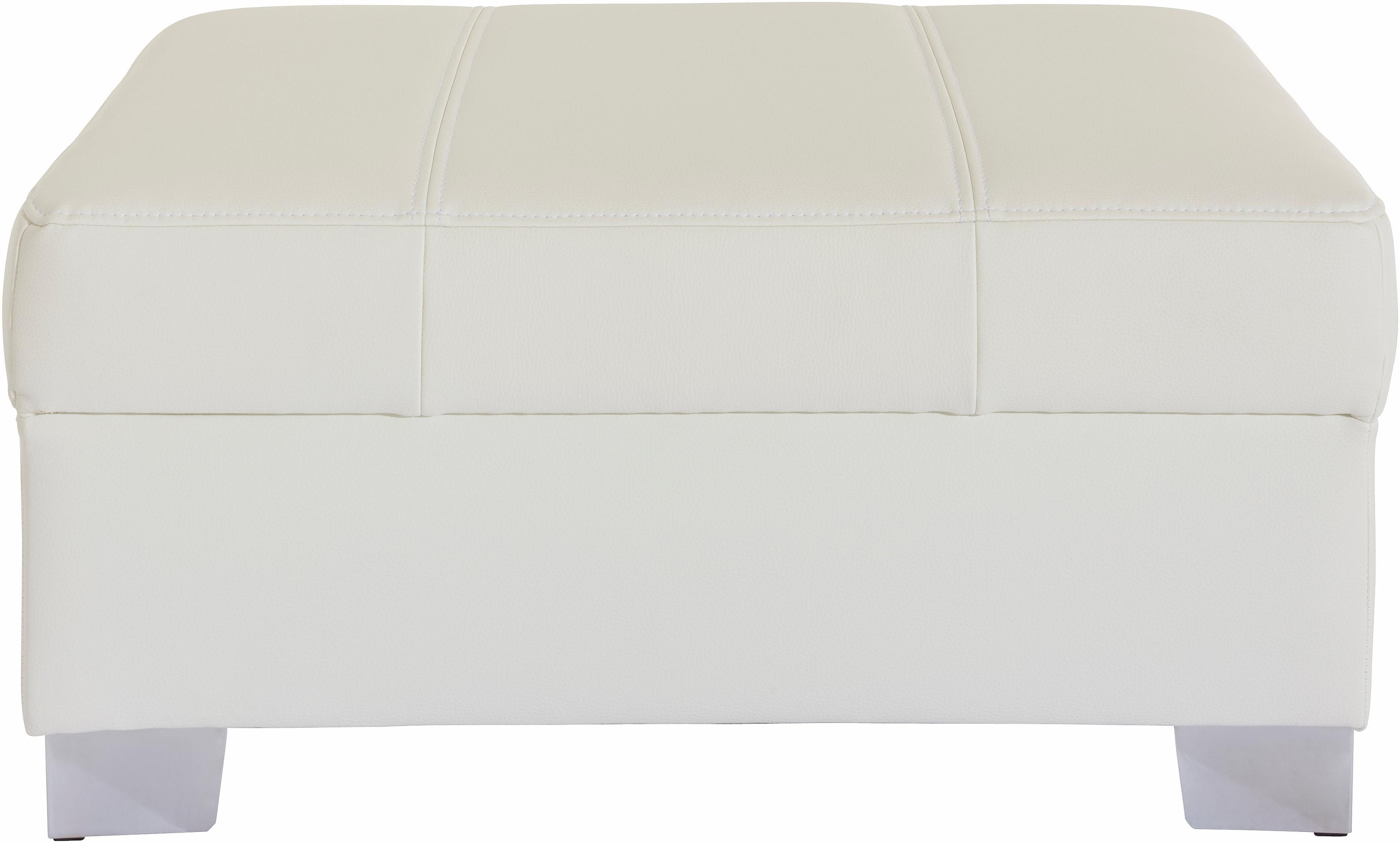 DOMO collection Hocker »Turah mit moderner Steppung«, passend zur Serie, B/T/H: 85/61/40 cm, auch in Leder