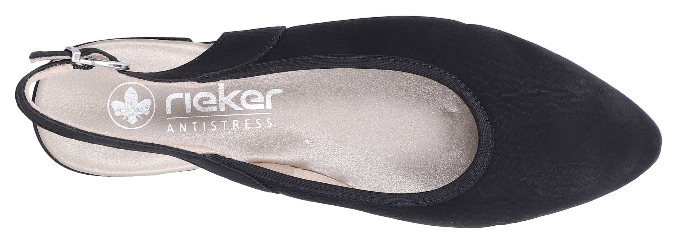 Rieker Slingpumps  Sommerschuh, Sabot mit elastischem Textileinfass