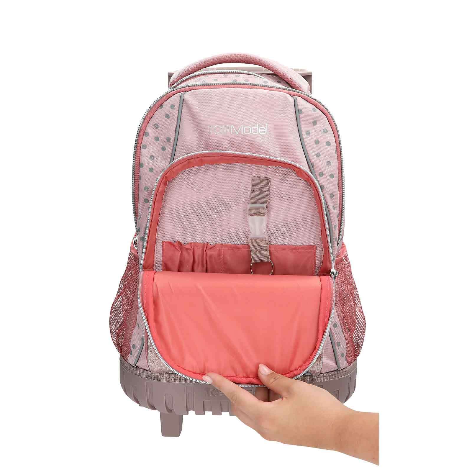 Depesche Rucksack »Schulrucksack Trolley MY BFF TOPModel 23 x 34 x 54 cm rosa«