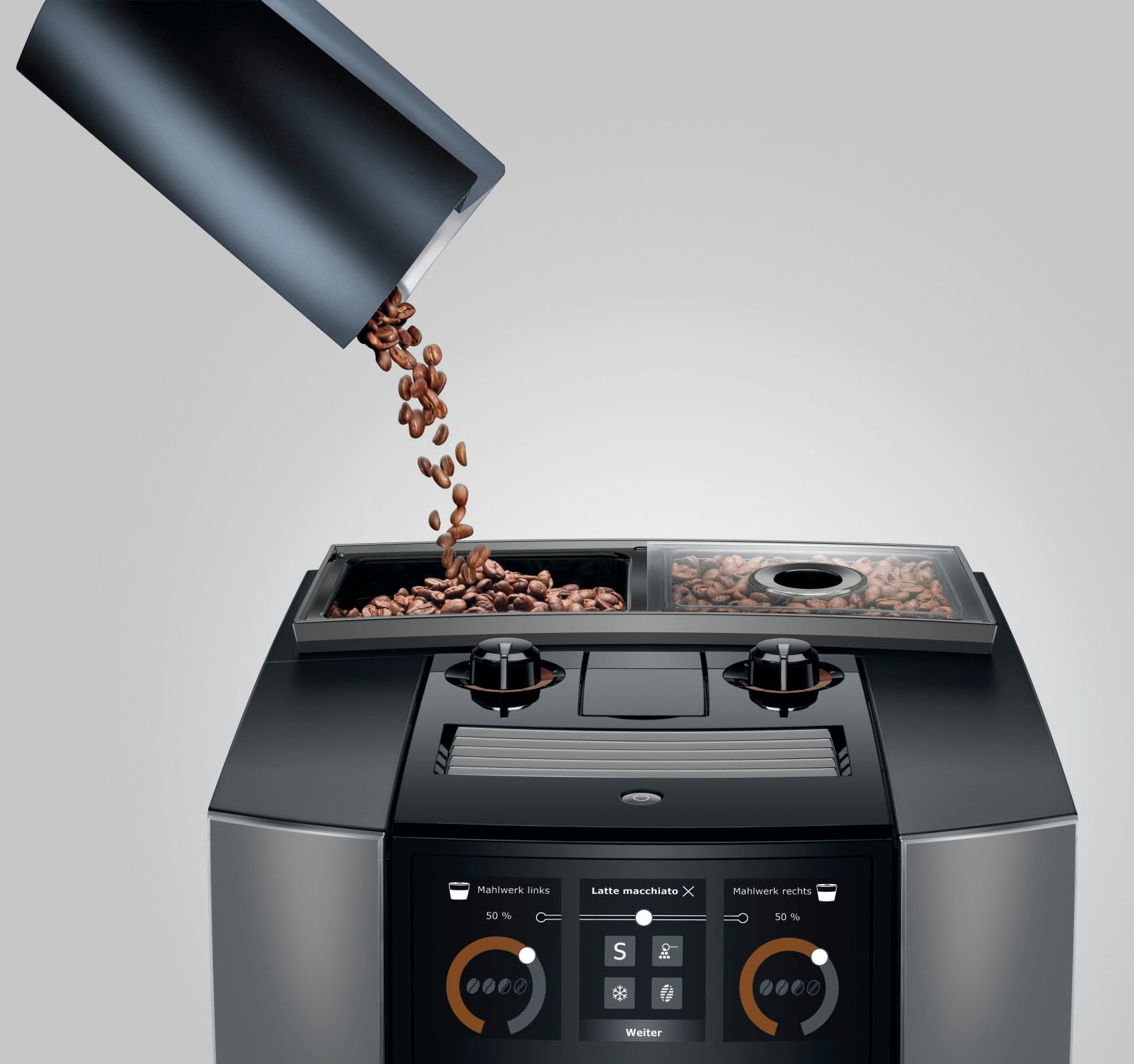 JURA Kaffeevollautomat »15706 J10 twin Diamond Onyx (EA)«