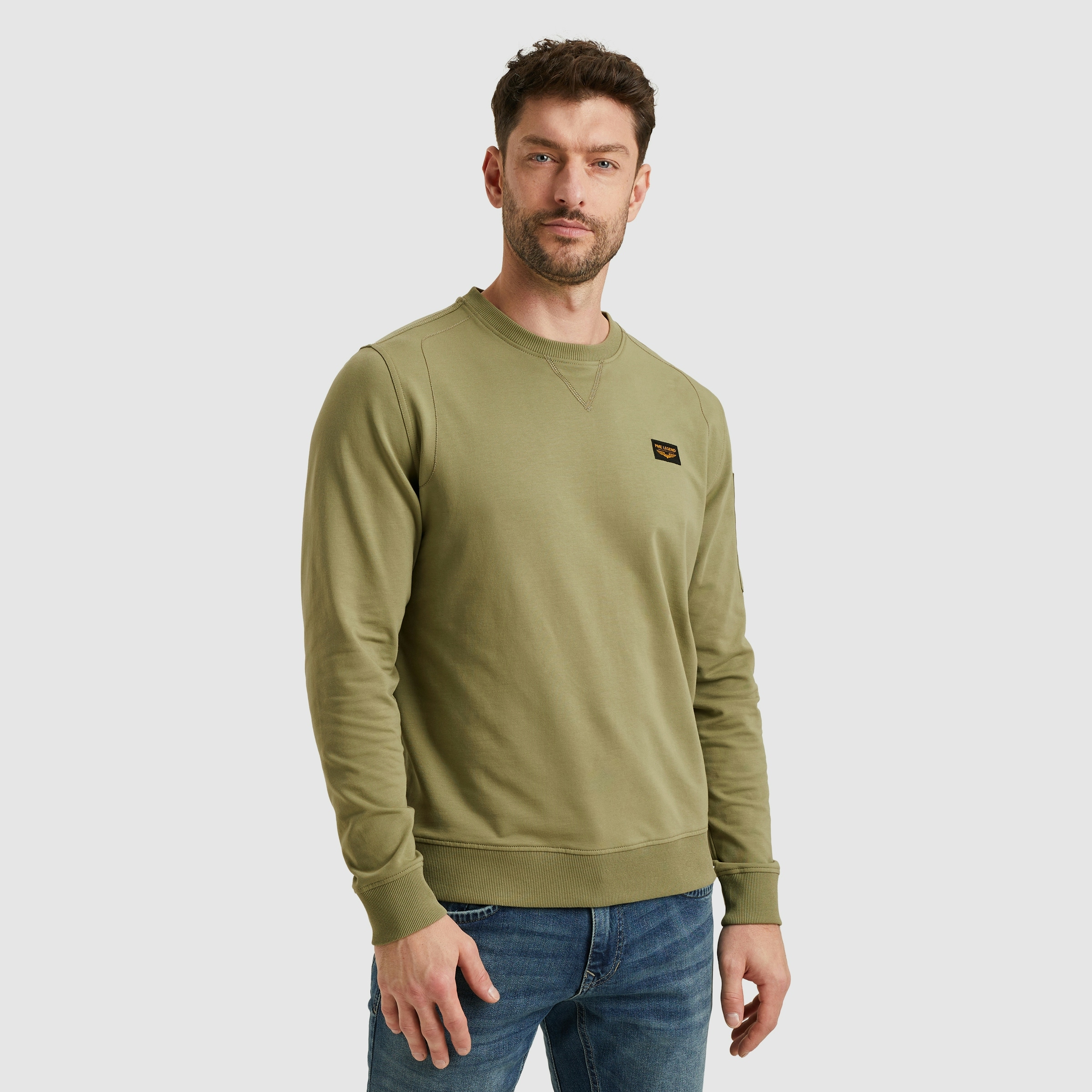 PME LEGEND Sweatshirt, mit Logo Stickerei