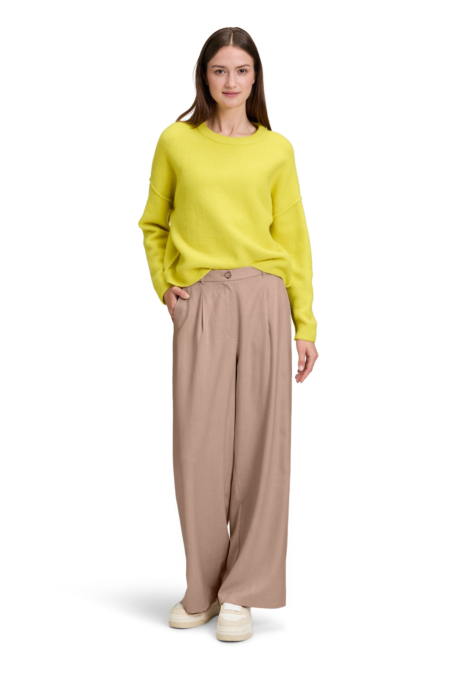 Betty&Co Strickpullover »Strickpullover mit Rundhalsausschnitt«