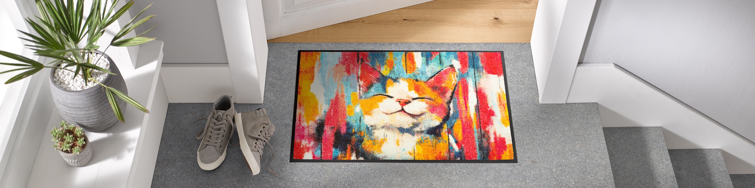 wash+dry by Kleen-Tex Fußmatte »Tallulah« rechteckig 7 mm Höhe