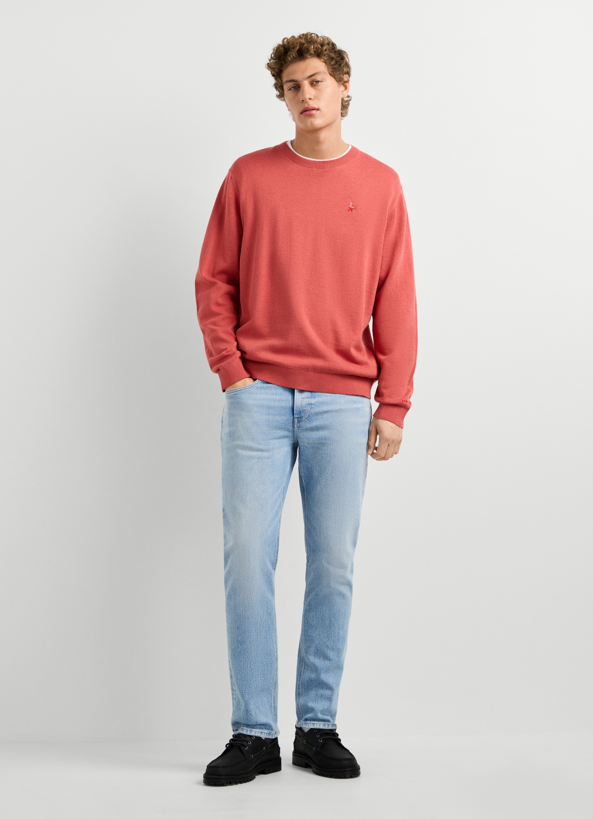 Pepe Jeans »DANIELS« mit gestickten Details, Baumwolle
