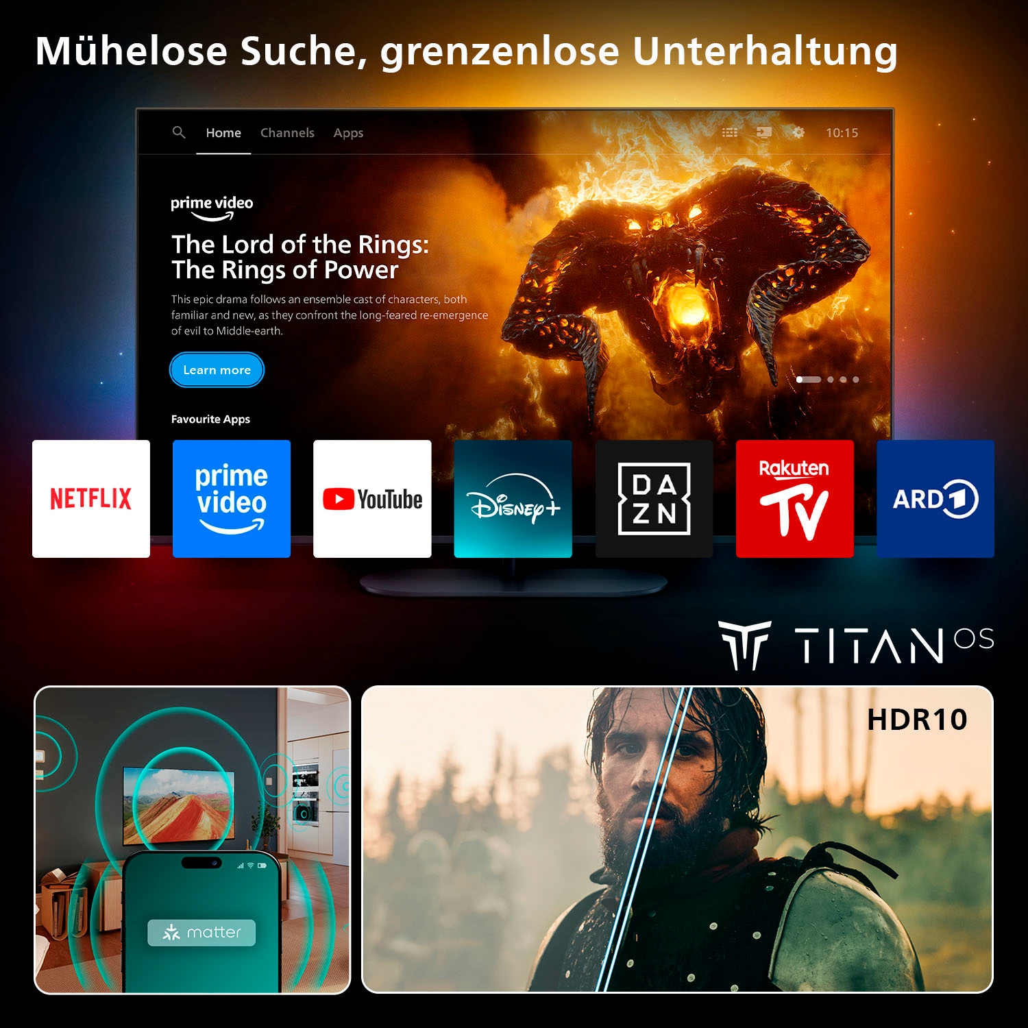 Philips LED-Fernseher »32PFS6000/12«, Full HD, Smart-TV