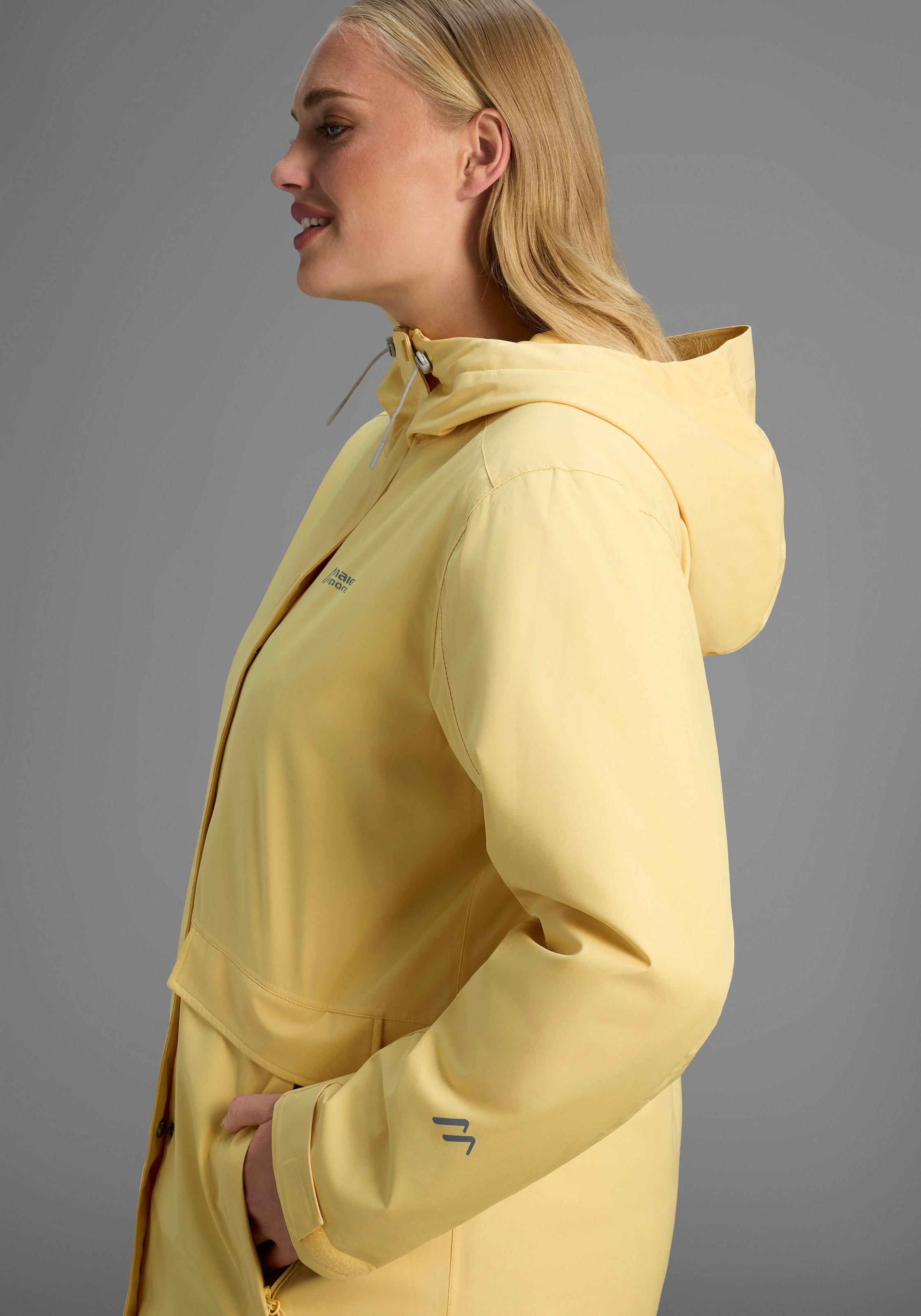 Maier Sports Allwetterjacke »DA-JACKE MTEX EL. LISBON« mit Kapuze mit mTEX-10.000-Membran, wasserdicht, winddicht, atmungsaktiv