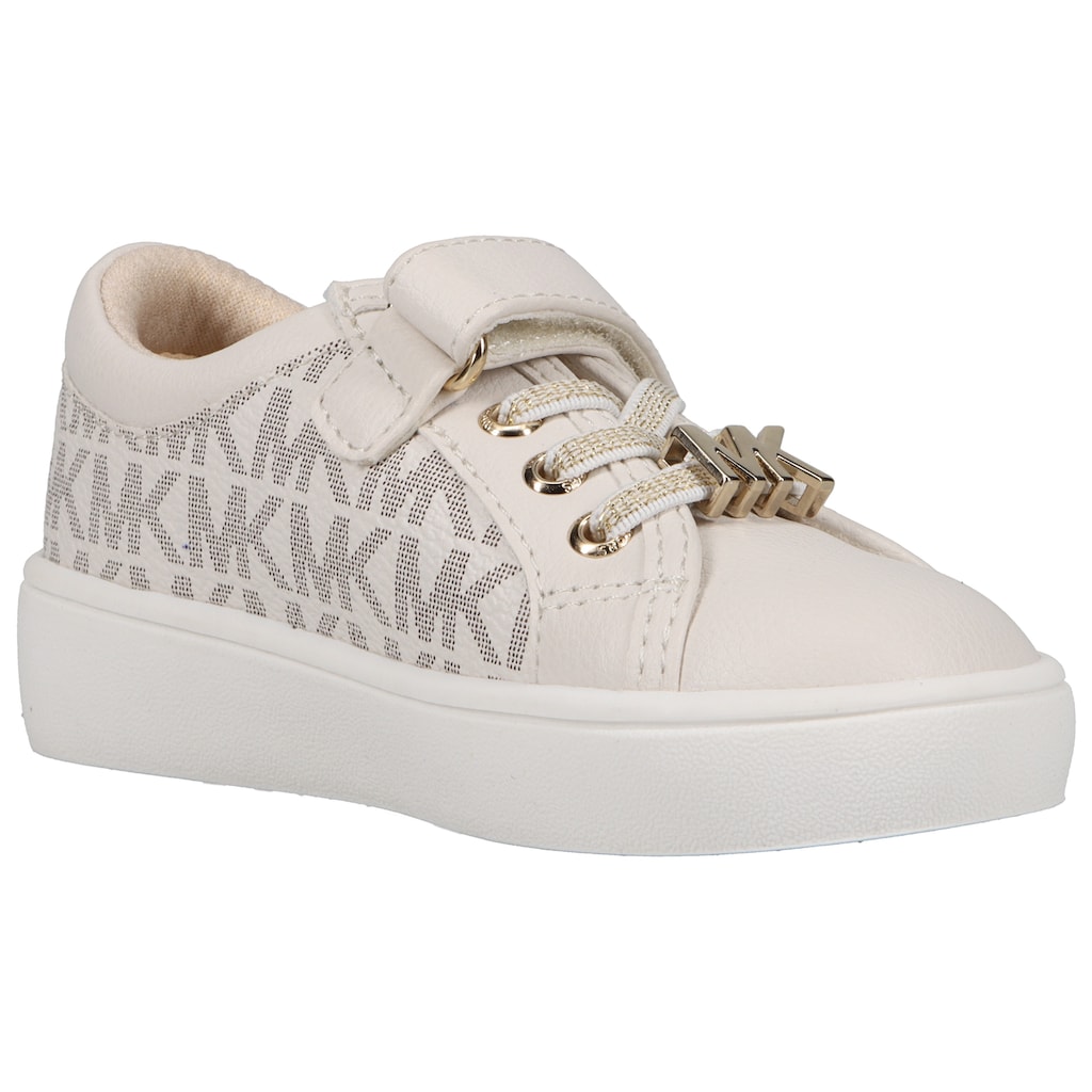 MICHAEL KORS KIDS Sneaker »JEM MONOGRAM PS«, auffälligem Michael Kors Logo, Freizeitschuh, Halbschuh, Schnürer