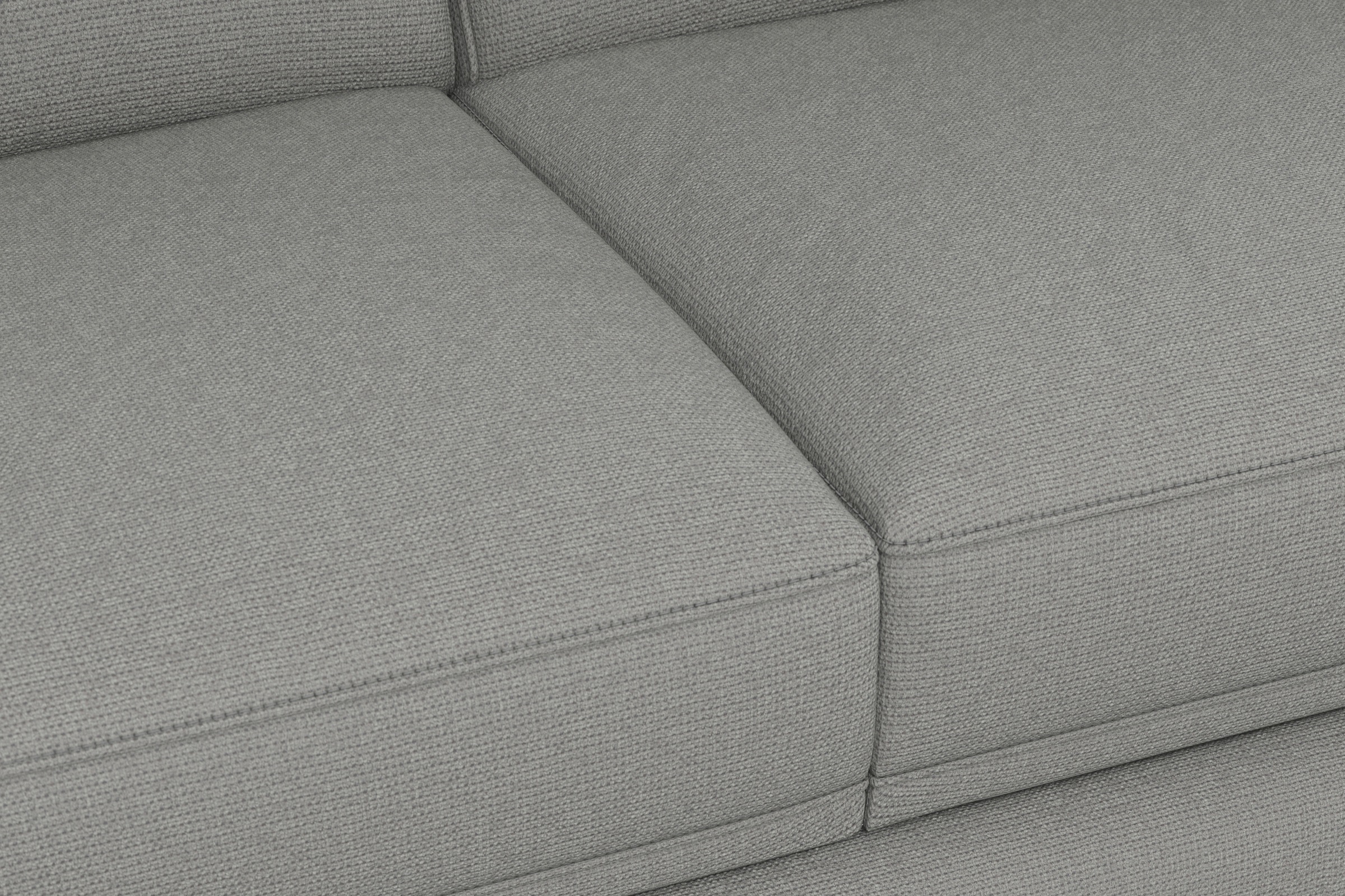 sit&more Wohnlandschaft »Dundee U-Form«, mit Federkern und Edelstahlfüßen, wahlweise mit Kopfteilverstellung