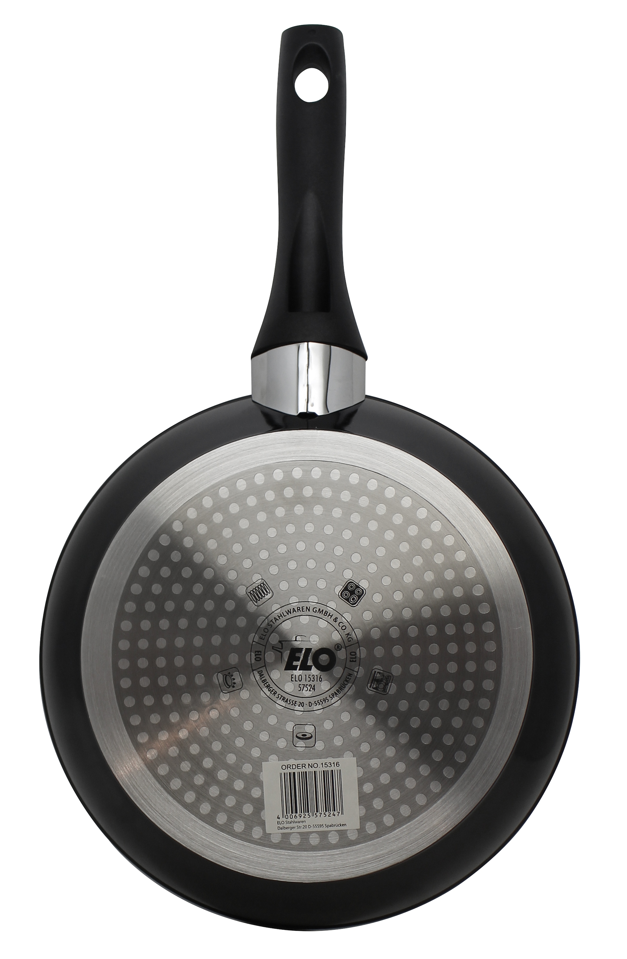 Elo Bratpfanne »Save+ 28cm«, Aluminium, (1 tlg., 1 Bratpfanne, 1 Stapelschutz), Induktion