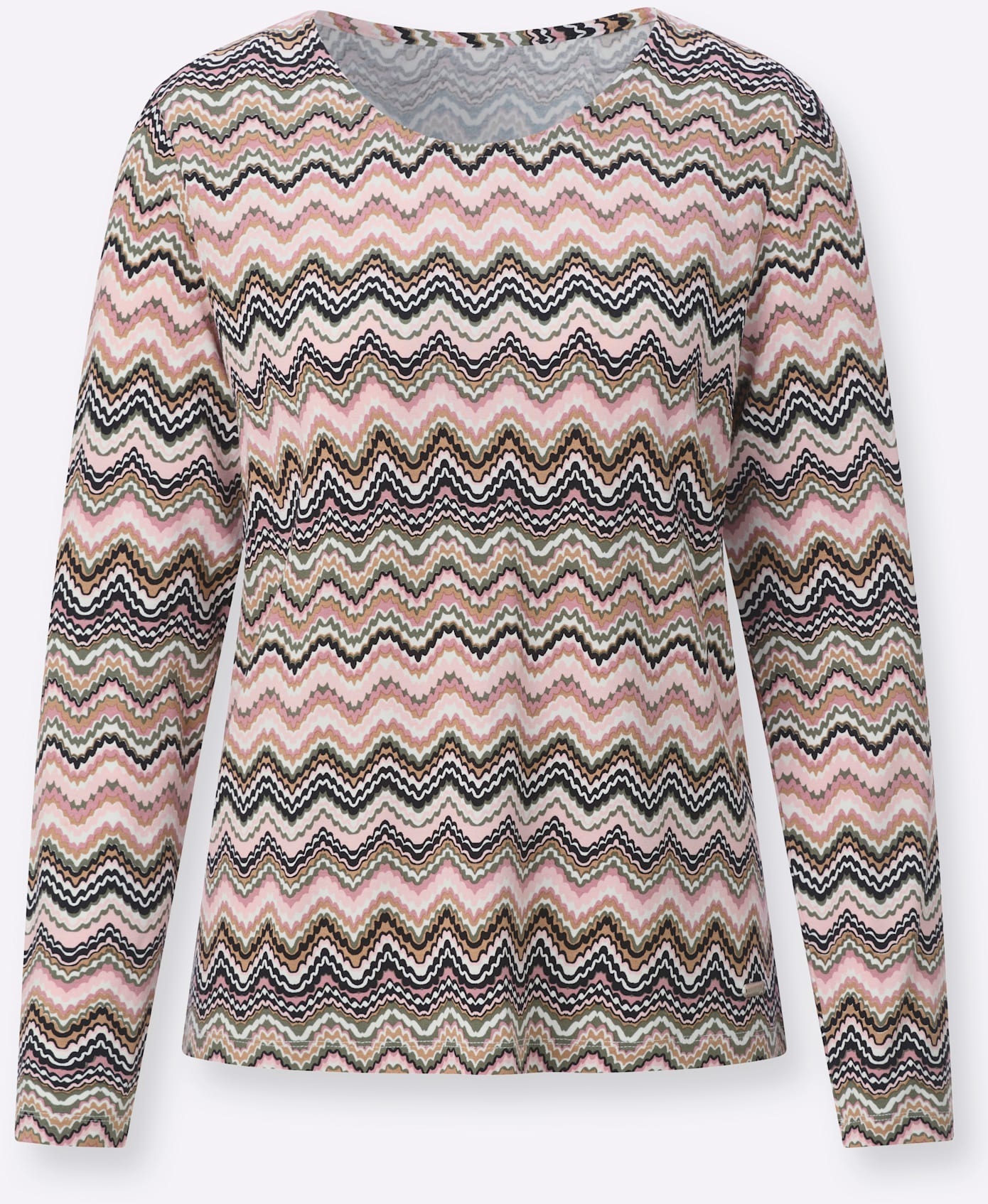 Casual Looks Langarmshirt »Rundhals-Shirt« 1