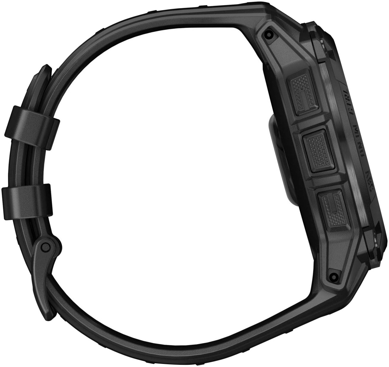 Garmin Smartwatch »Instinct 3 AMOLED 50 mm Tactical Edition« (3,3 cm / 1,3;Herzfrequenzsensor;Thermometer ″)