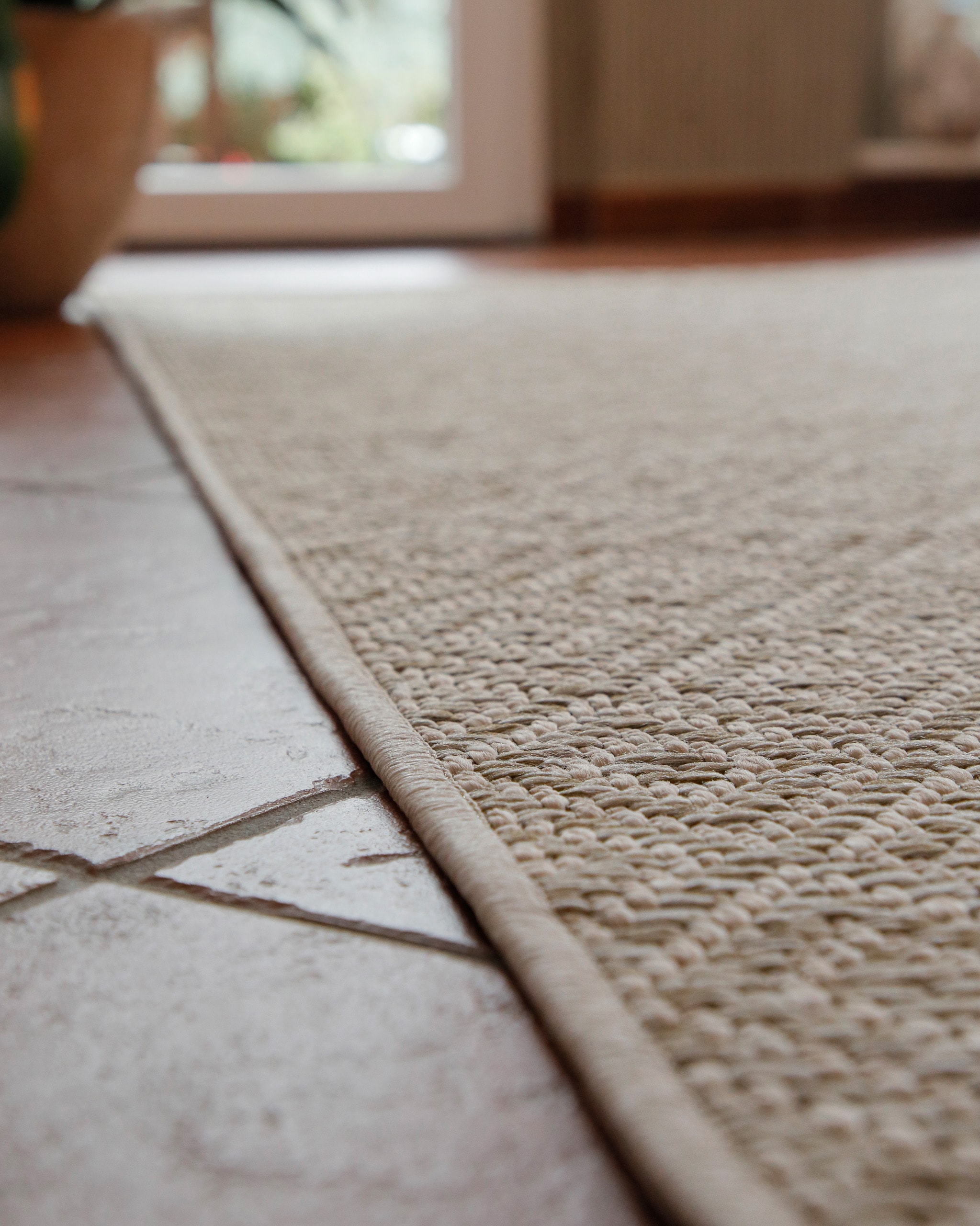 Wecon home Läufer »Miami Beach« rechteckig 5 mm Höhe In- & Outdoor Teppich, wetterfest, modernes Rauten Muster, Balkon