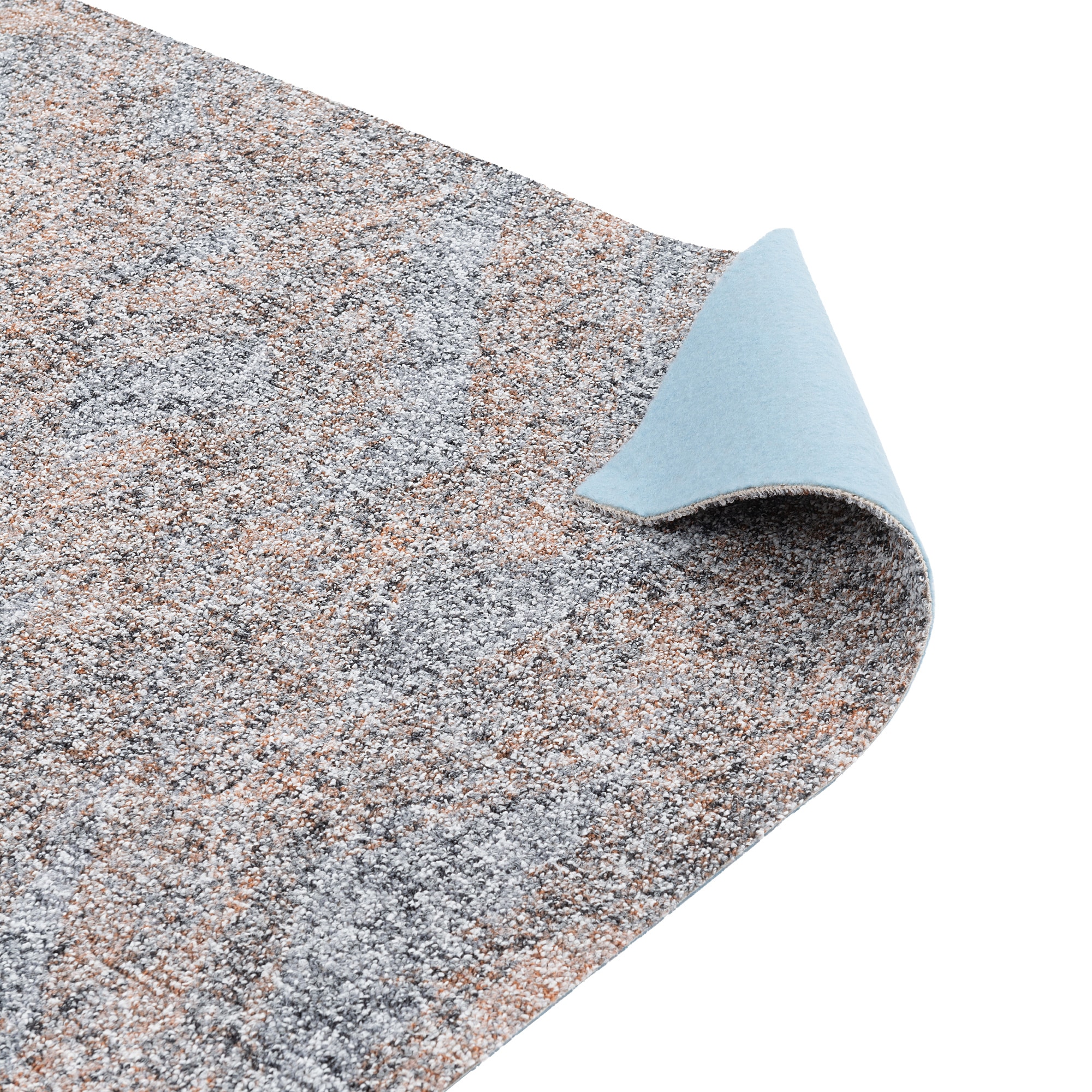 OTTO home Teppichboden »Caio, Schlinge, Gesamthöhe 8 mm« rechteckig meliert, Breite 400 cm, strapazierfähig, Wohnzimmer, Schlafzimmer