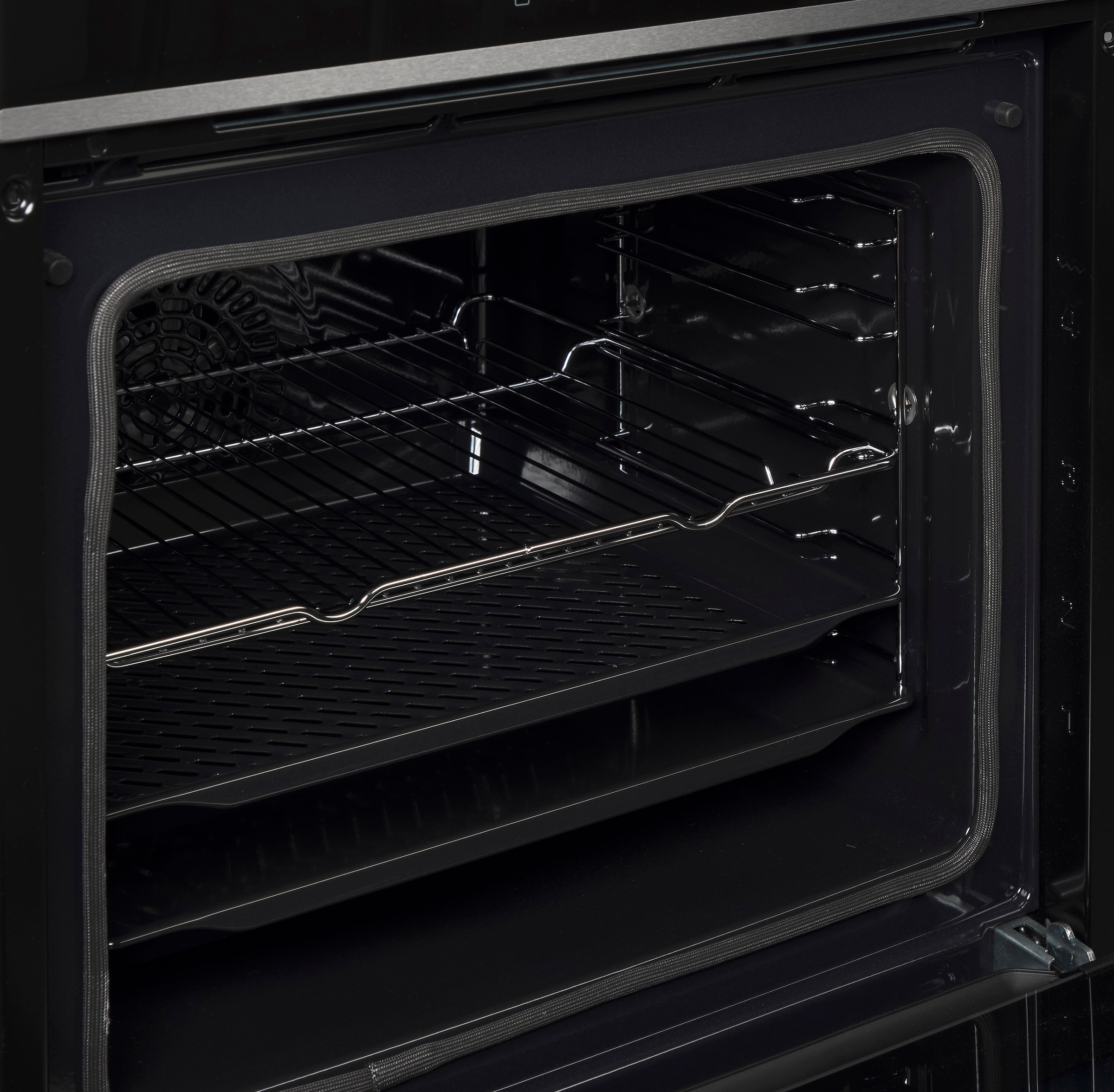 SIEMENS Pyrolyse Backofen iQ300 »HB572ABS3«, mit Teleskopauszug nachrüstbar, Pyrolyse-Selbstreinigung, Air Fry Funktion für knusprige Ergebnisse & Selbstreinigungsfunktion