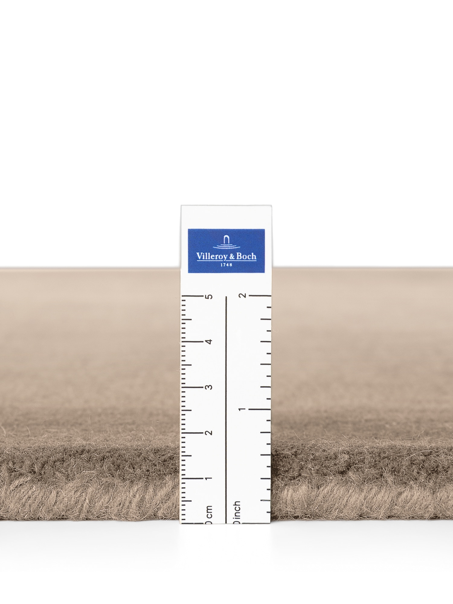 Villeroy & Boch Teppich »Wollteppich Kivi« rund 17 mm Höhe Handgewebt, Wolle, Bordüre, Einfarbig, Läufer, Wohnzimmer, Organisch