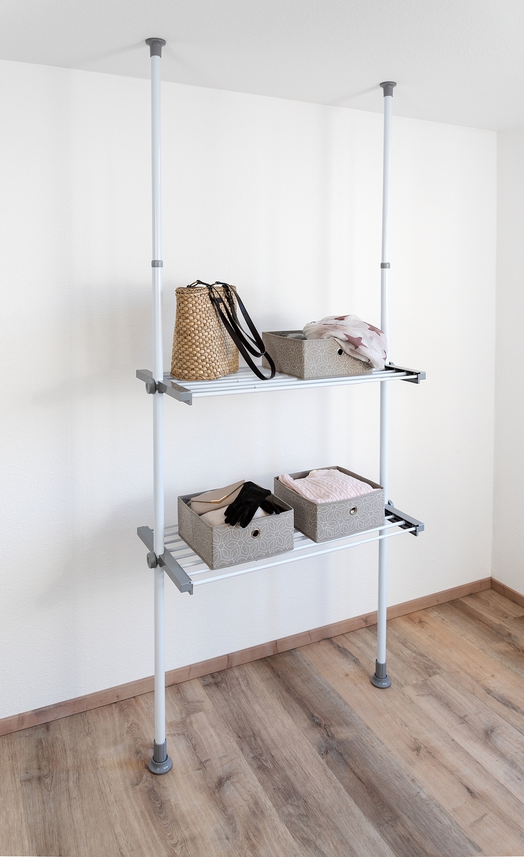 WENKO Teleskopregal »Modell Herkules«, ausziehbarer Regalboden, 73-120 cm, passend zur WENKO Herkules-Serie