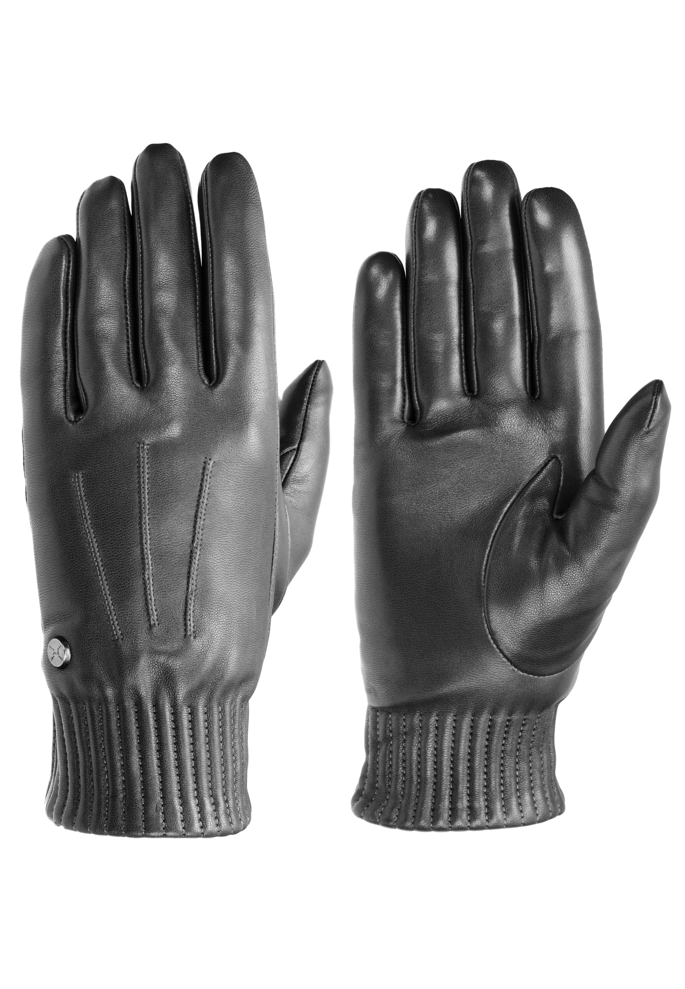 Pearlwood Damen Lederhandschuhe »MIMI« 1 Paar, weiches Fleecefutter, Temperaturregulierend, Größe 7