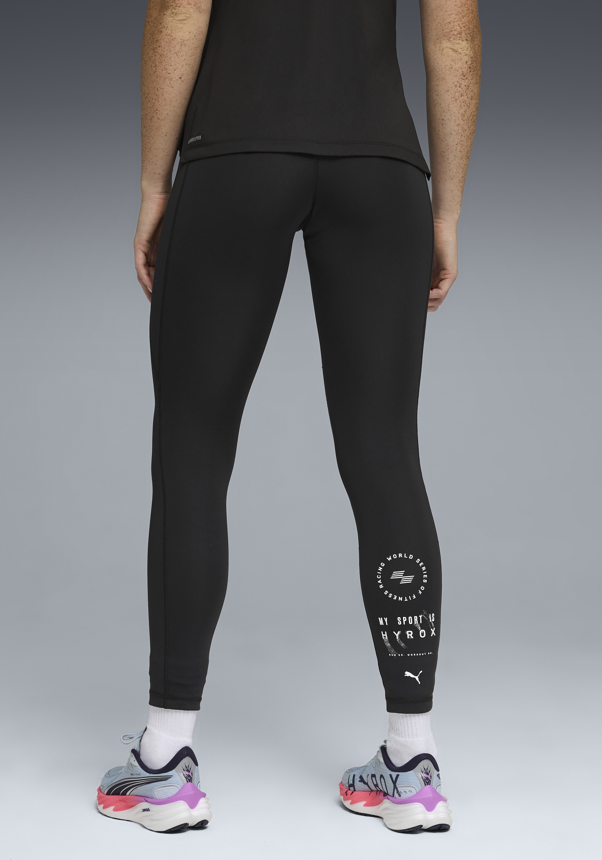 PUMA Trainingstights »W  X HYROX ESS TIGHT«  mit DryCELL-Technologie, atmungsaktiv, schmale Passform