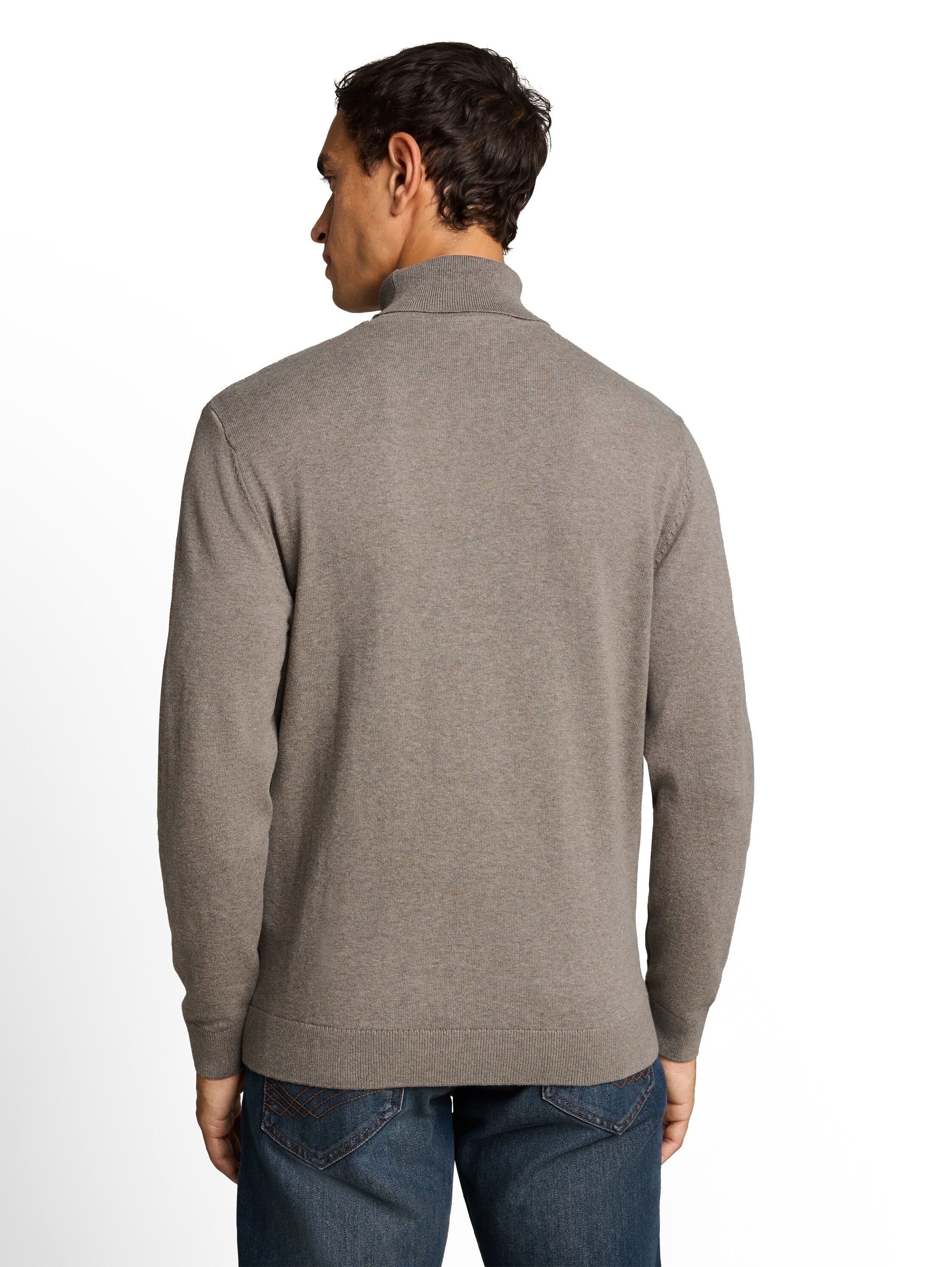 TOM TAILOR Rollkragenpullover im Strick-Design