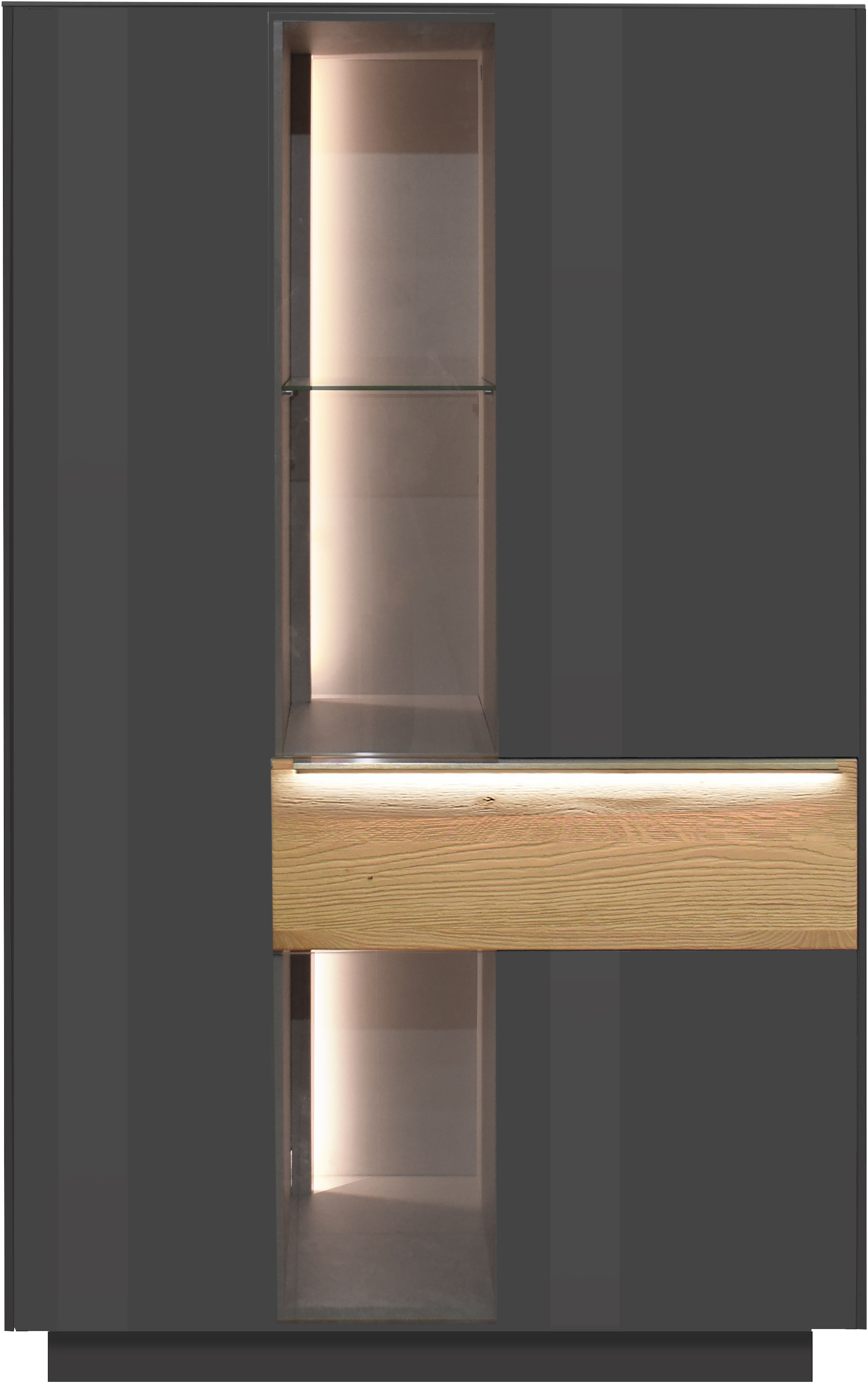 Mäusbacher Highboard »Nova« Highboard, BHT 96/151/42 cm, inkl. Griffbeleuchtung, Türdämpfung