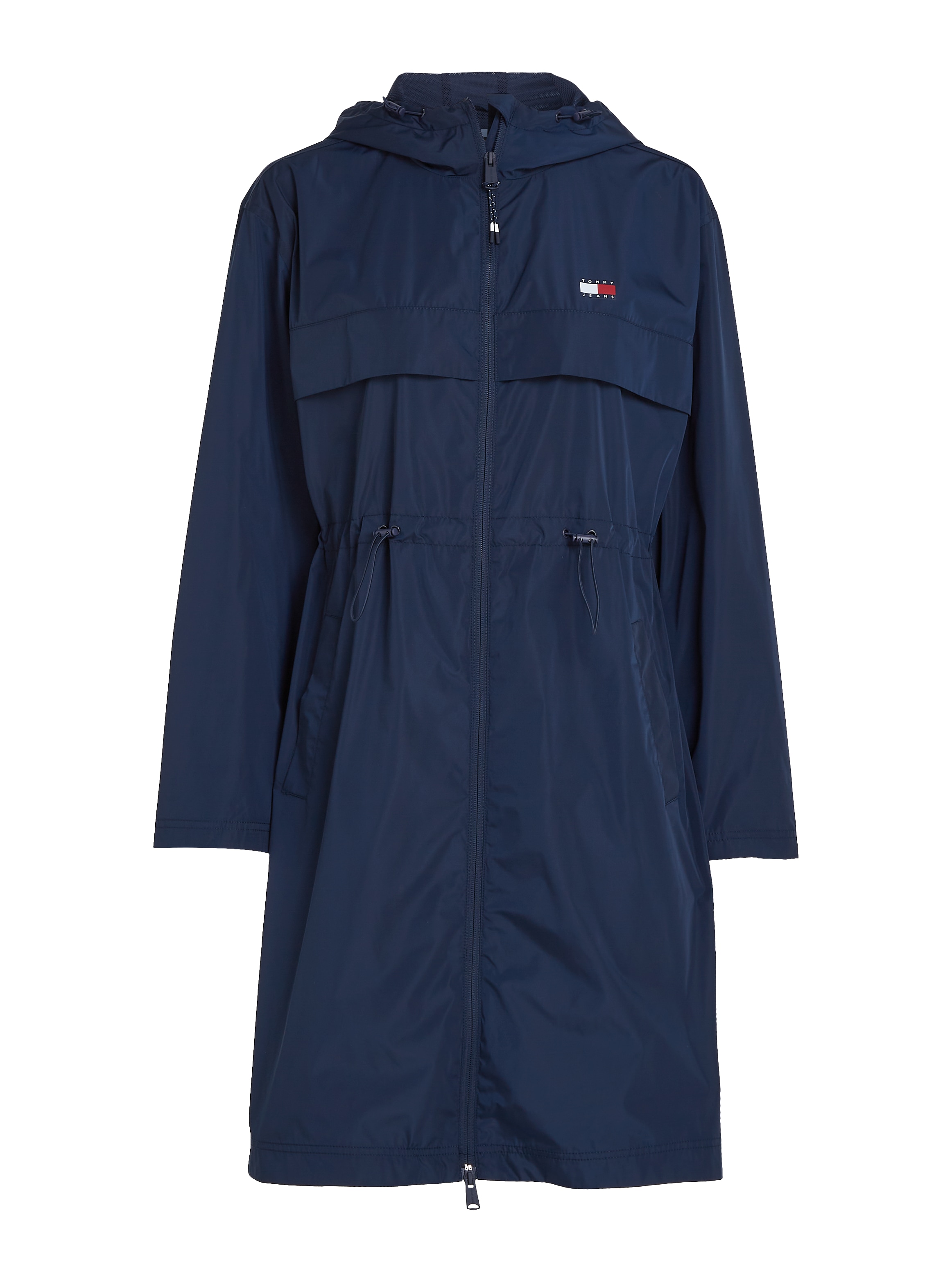 Tommy Jeans Windbreaker »TJW CHICAGO WAISTED COAT EXT«, mit Kapuze, mit Tommy Jeans Markenlabel