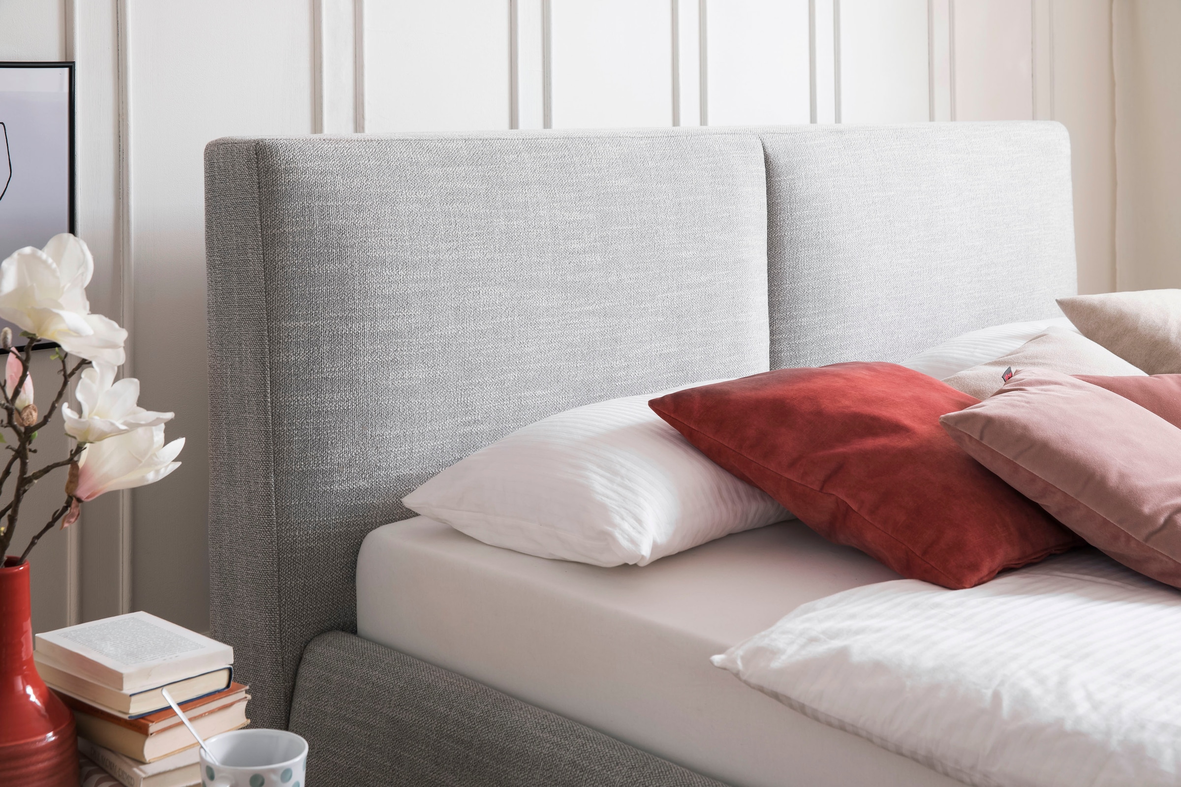 meise.möbel Polsterbett »Atesio« Wahlweise mit Lattenrost, Matratze und Bettkasten