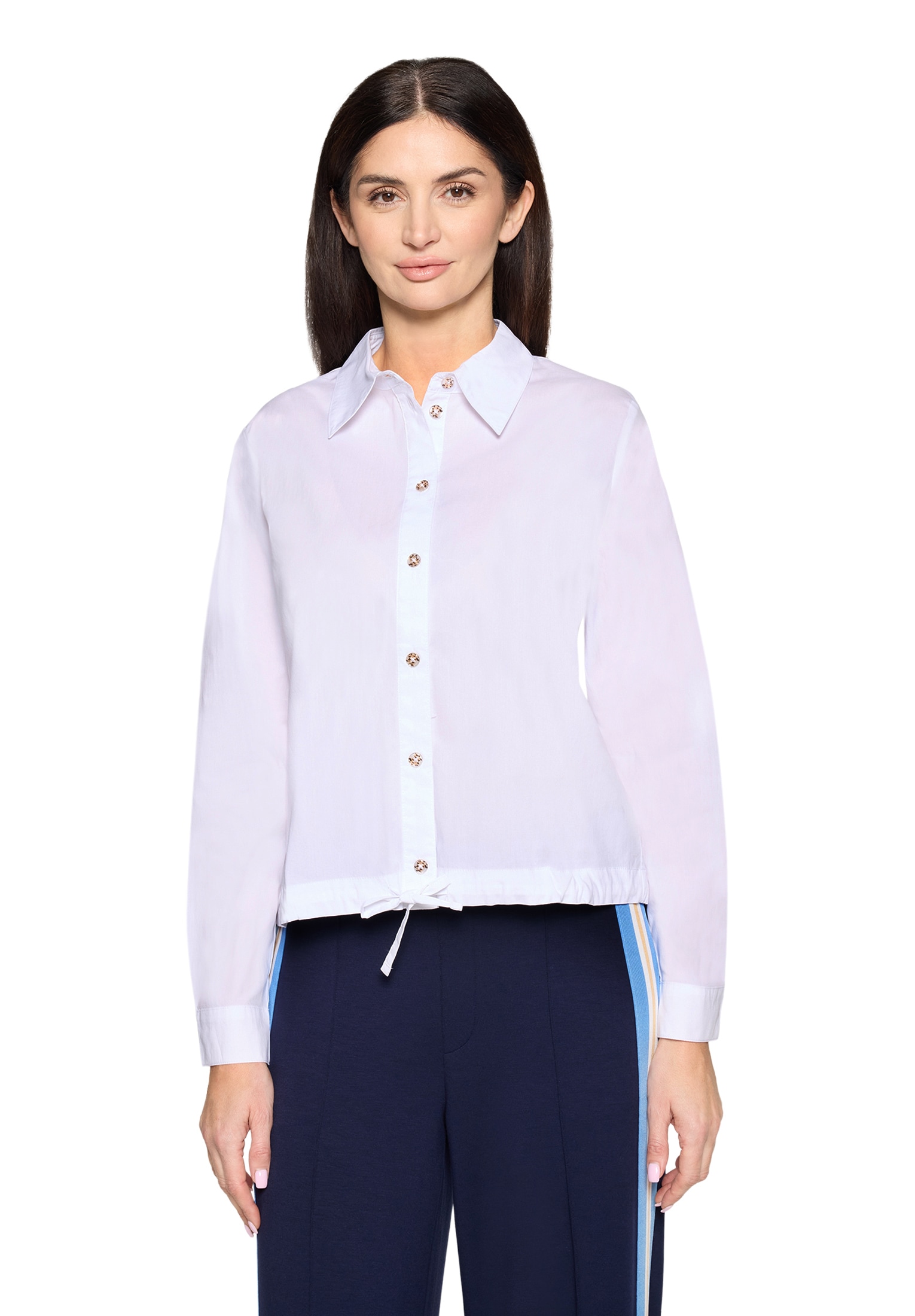 Cartoon Klassische Bluse »Casual-Bluse mit Bindegürtel«