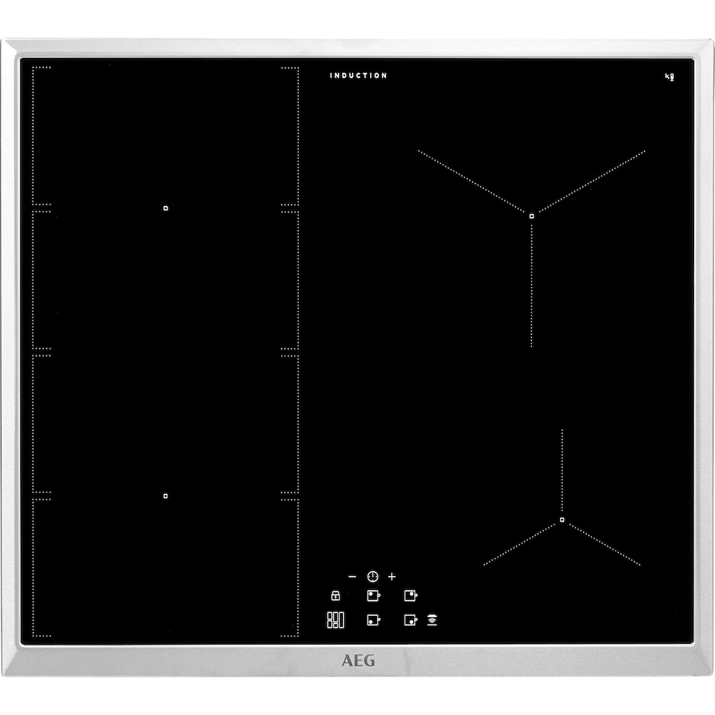 AEG Induktions Herd-Set »TEAMHH4PIF«, EPS635220B 940 321 385, mit Backauszug, Pyrolyse-Selbstreinigung
