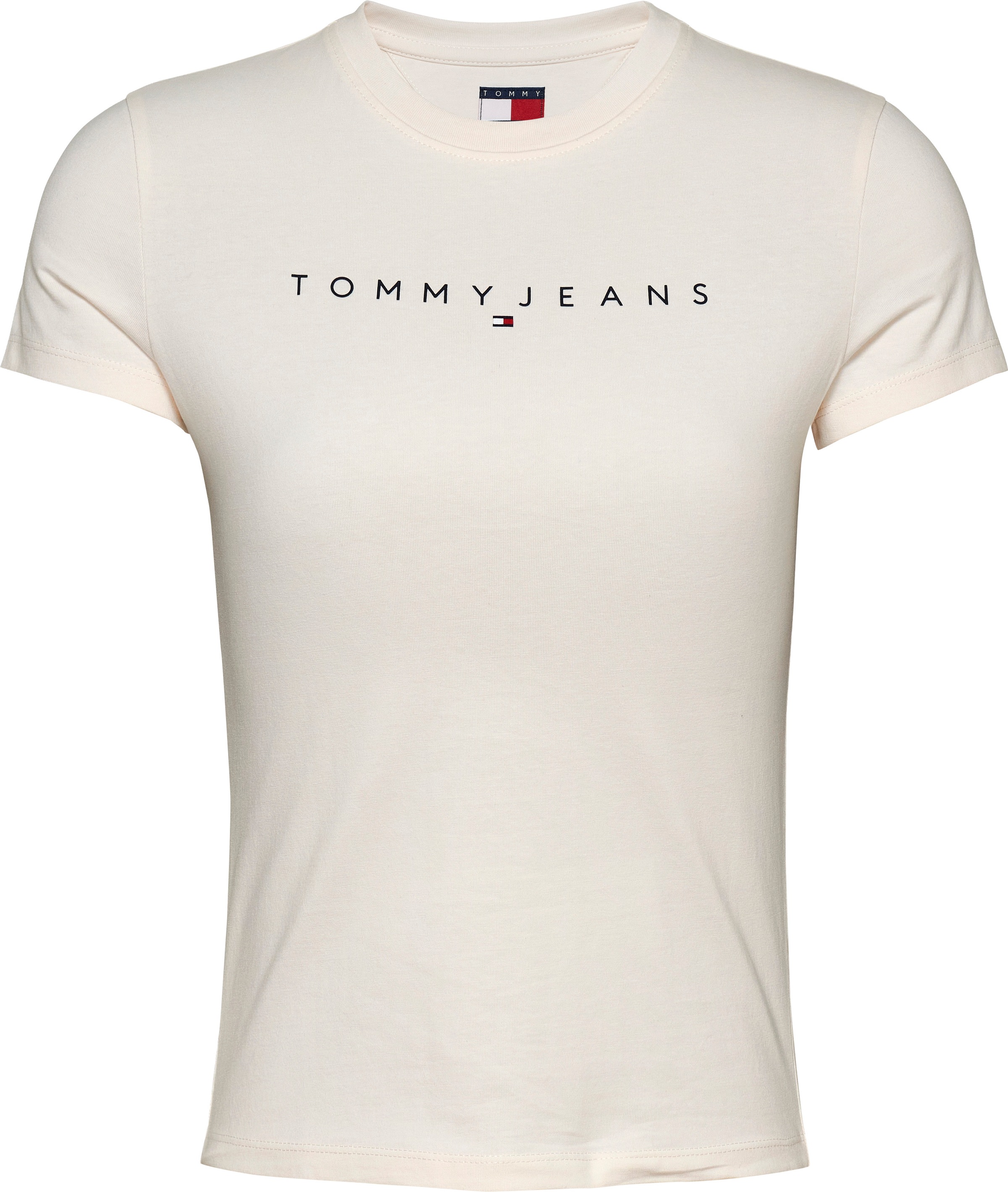 Tommy Jeans Kurzarmshirt »TJW SLIM LINEAR TEE EXT«, mit Logo-Schriftzug