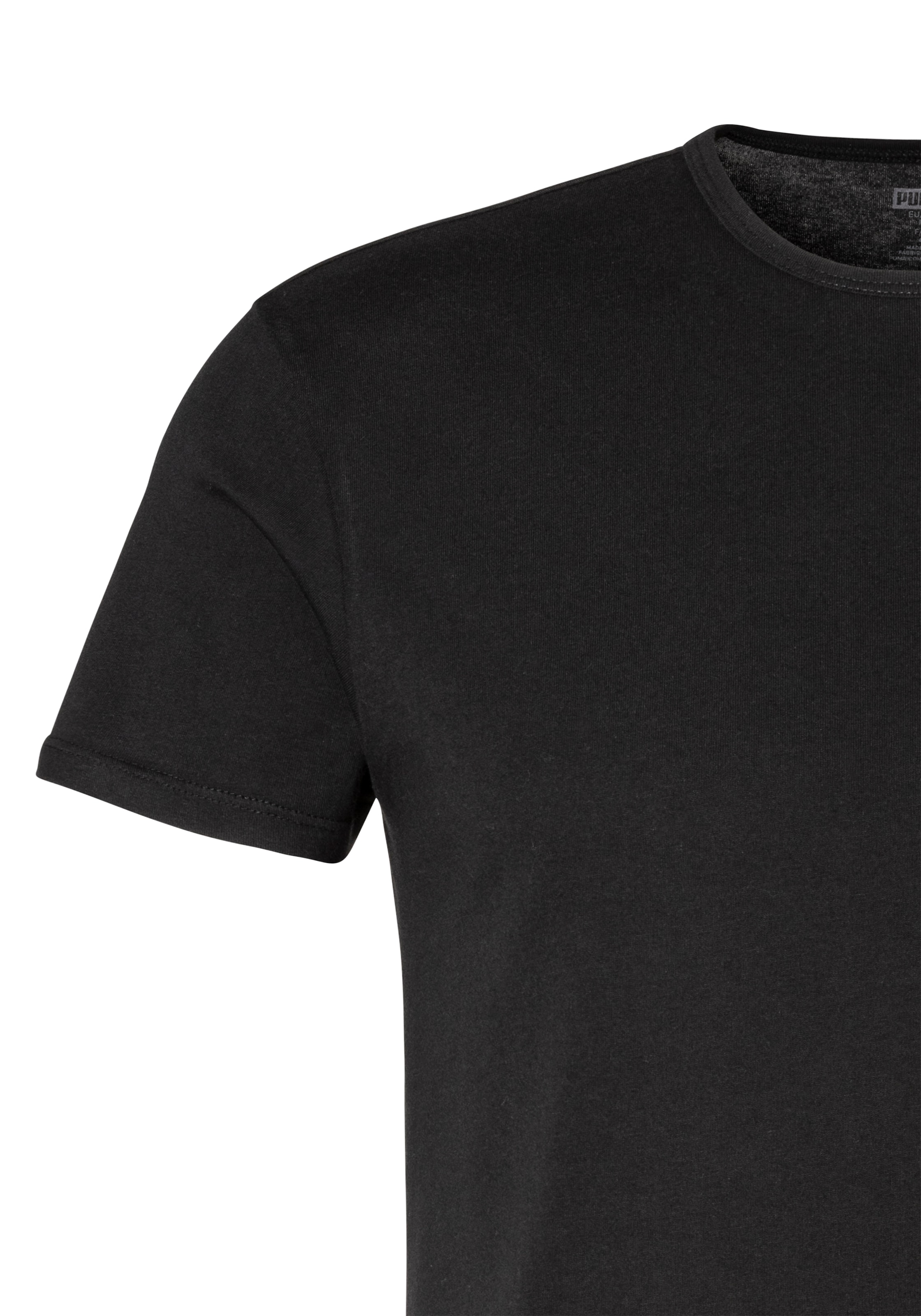 PUMA T-Shirt, (2er-Pack), mit Markenlabel
