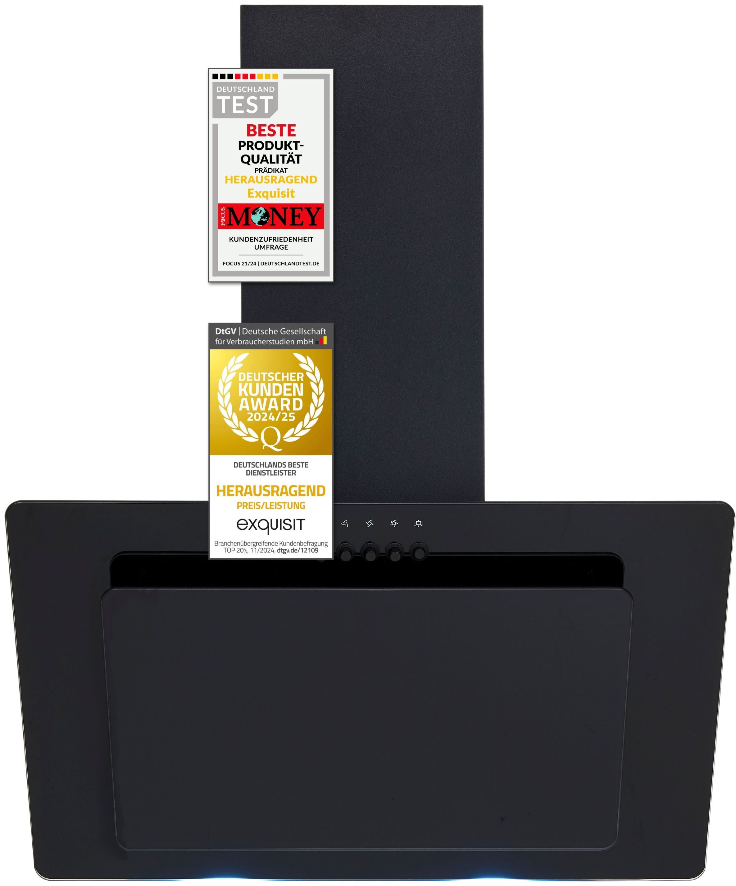 exquisit Kopffreihaube »KFD 61-8sw«