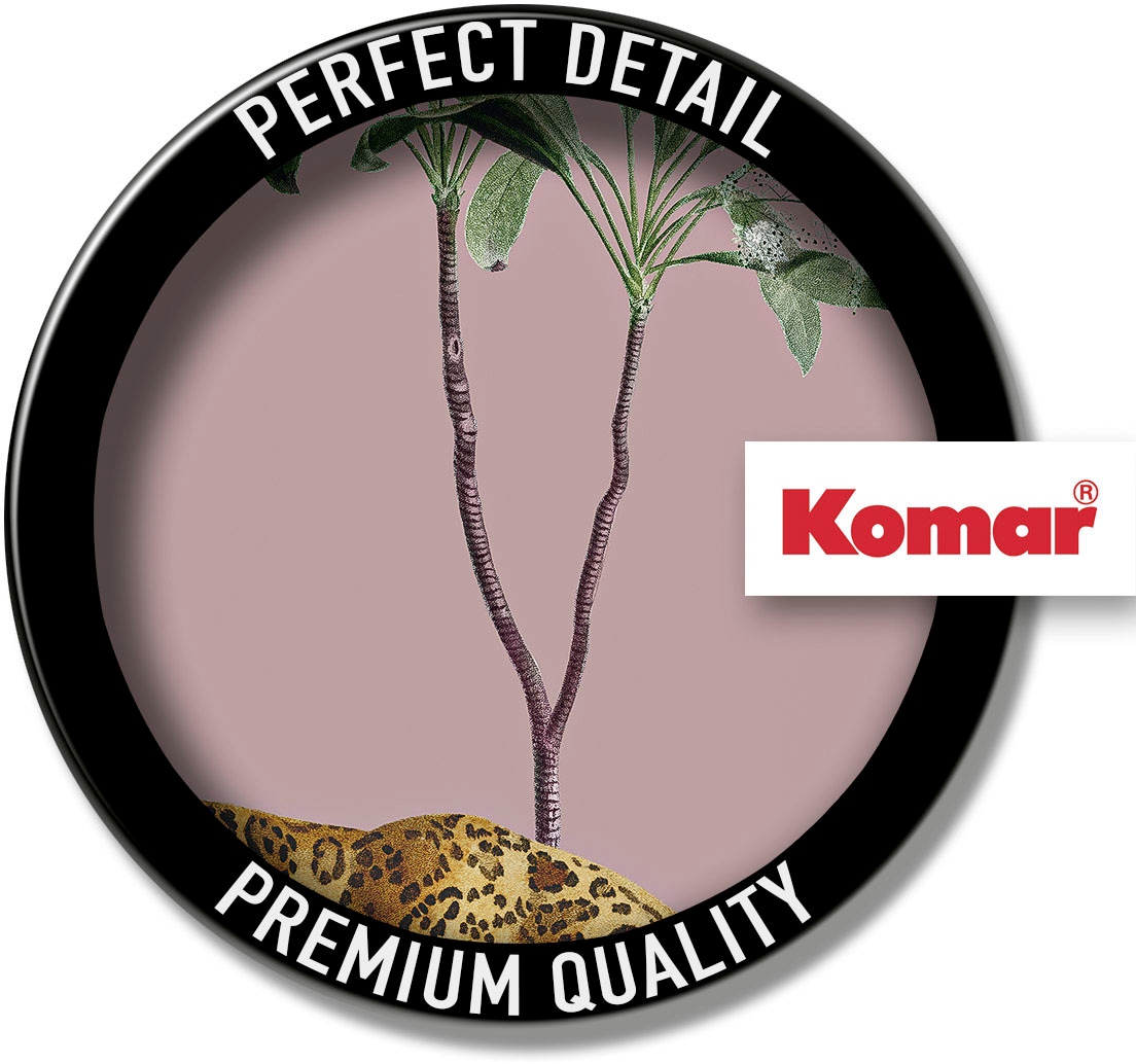 Komar Bild »Botanical Garden Jaguar« Natur 1 Stk. tlg. Wandbild zur Dekoration - ohne Rahmen