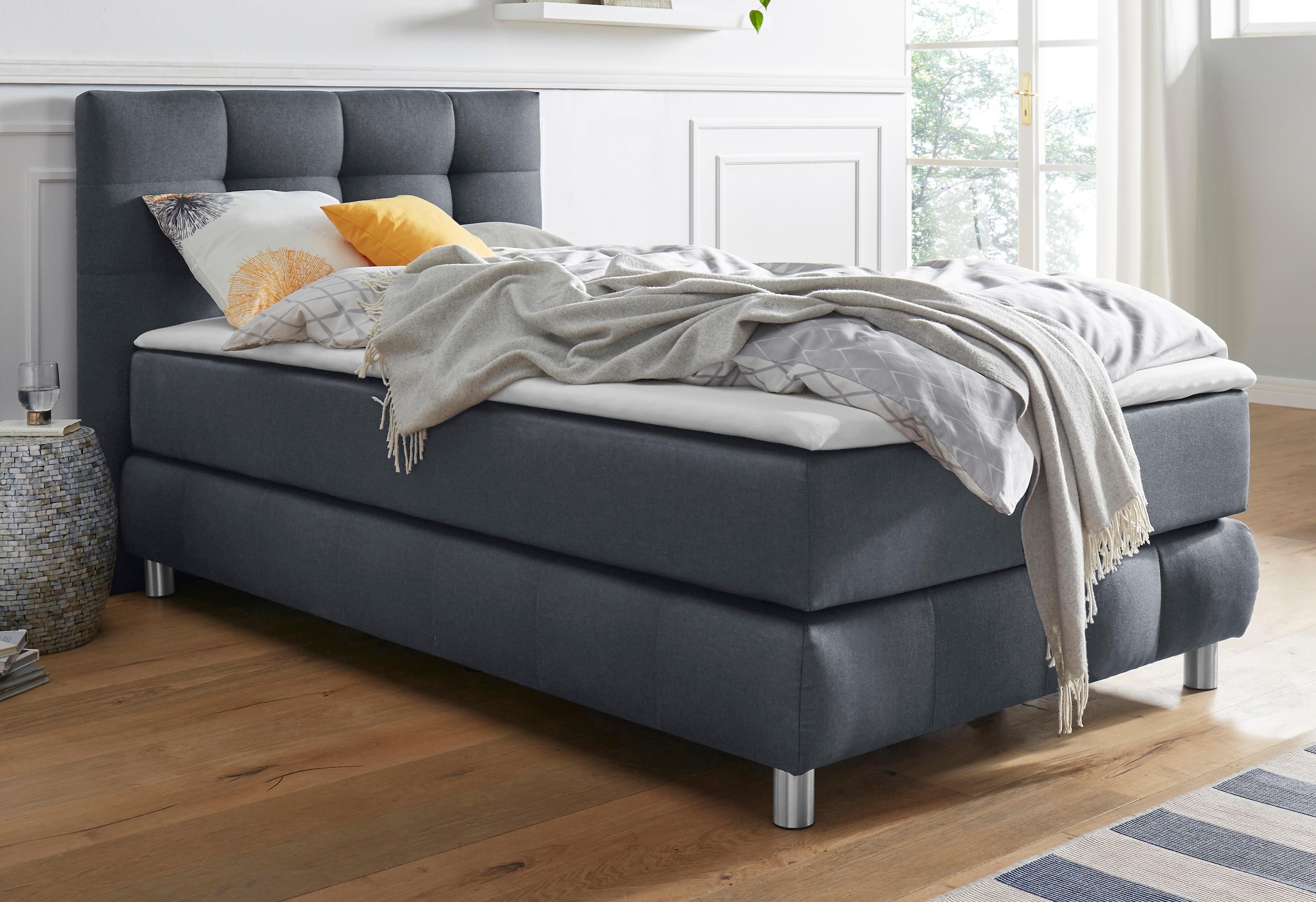 Home affaire Boxspringbett »Salo« incl. Topper, 6 Breiten, 2 Härtegrade, TFK auch in Härtegrad 4