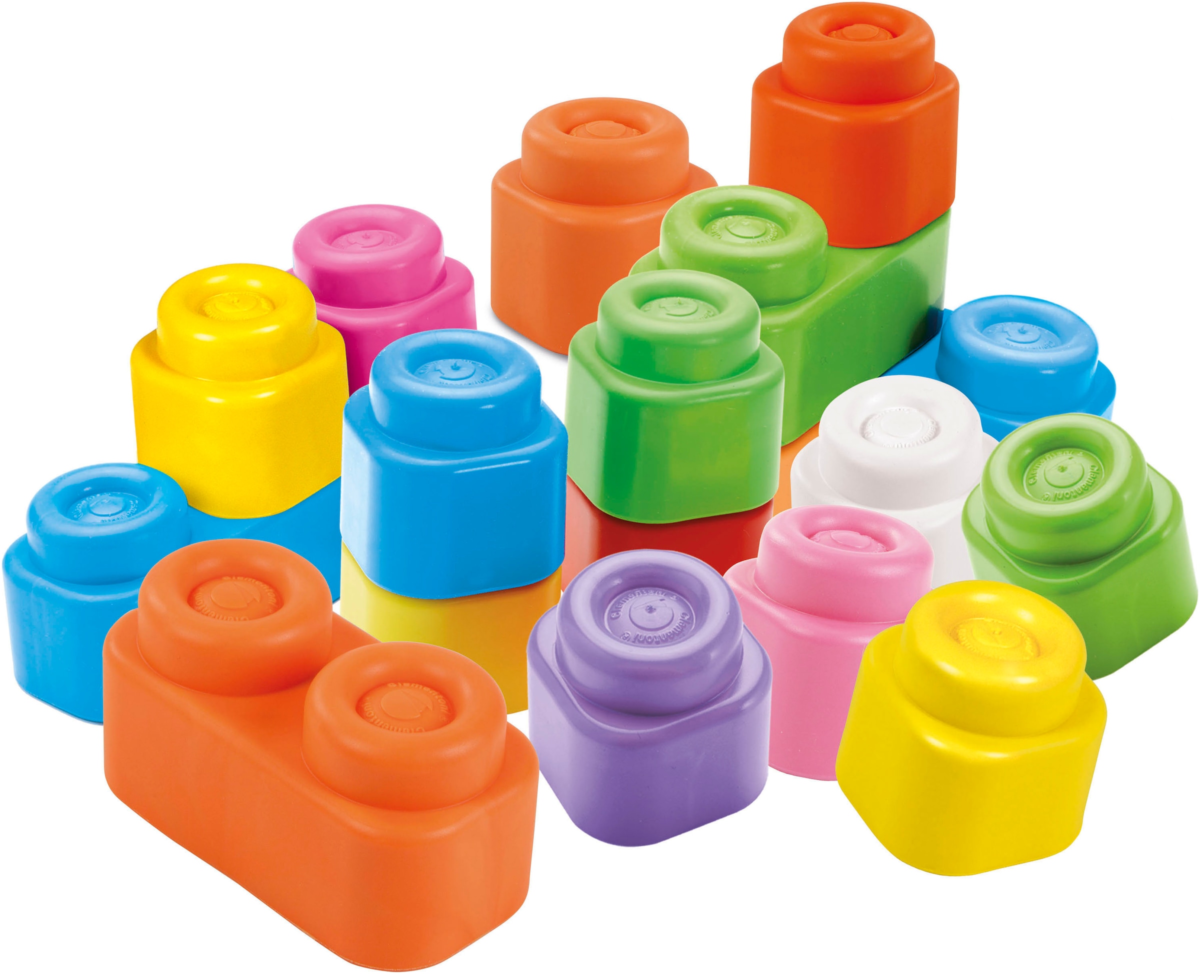 Clementoni® Spielbausteine »Clemmy, Bausteine im Beutel (40 Stück)«, Made in Europe