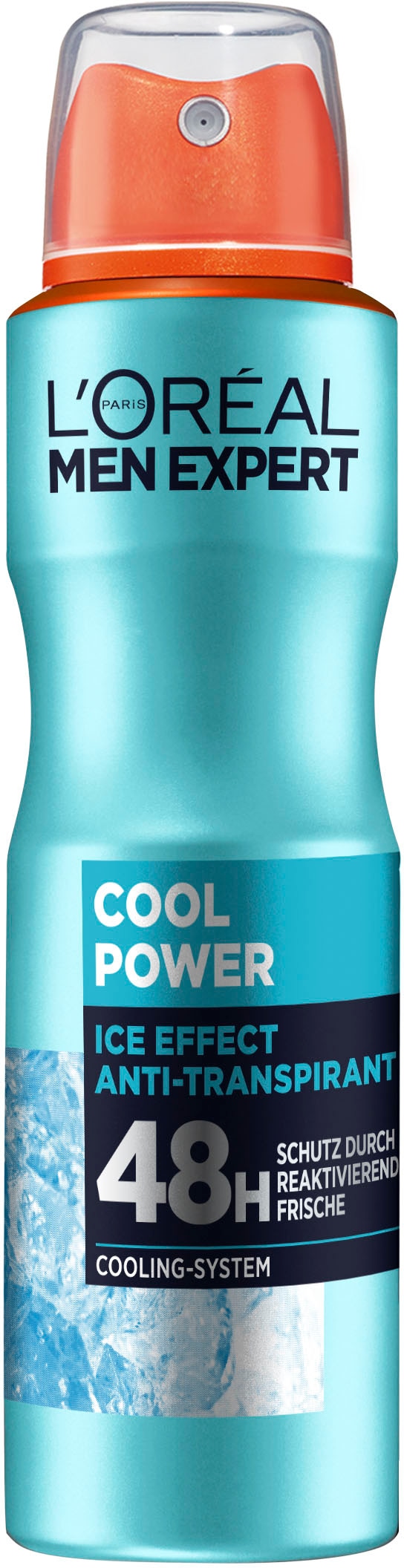 L'ORÉAL PARIS MEN EXPERT Deo-Spray »Deo Spray Cool Power 48h«, (Packung, 6 tlg.), mit hoher Zuverlässigkeit