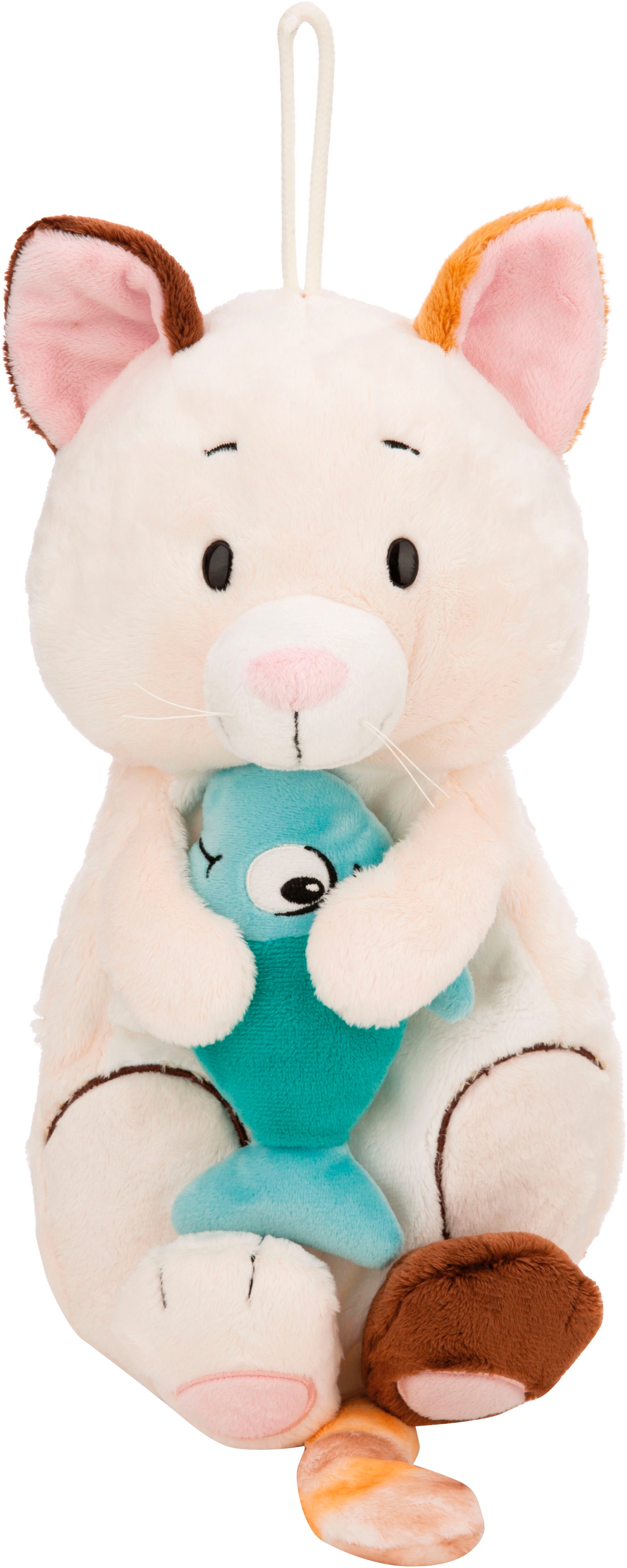 Nici Wärmflasche »Homies GREEN, Glückskatze & Fisch, 30 cm« 2in1 - weiches Kuscheltier & Wärmflasche in einem in beige