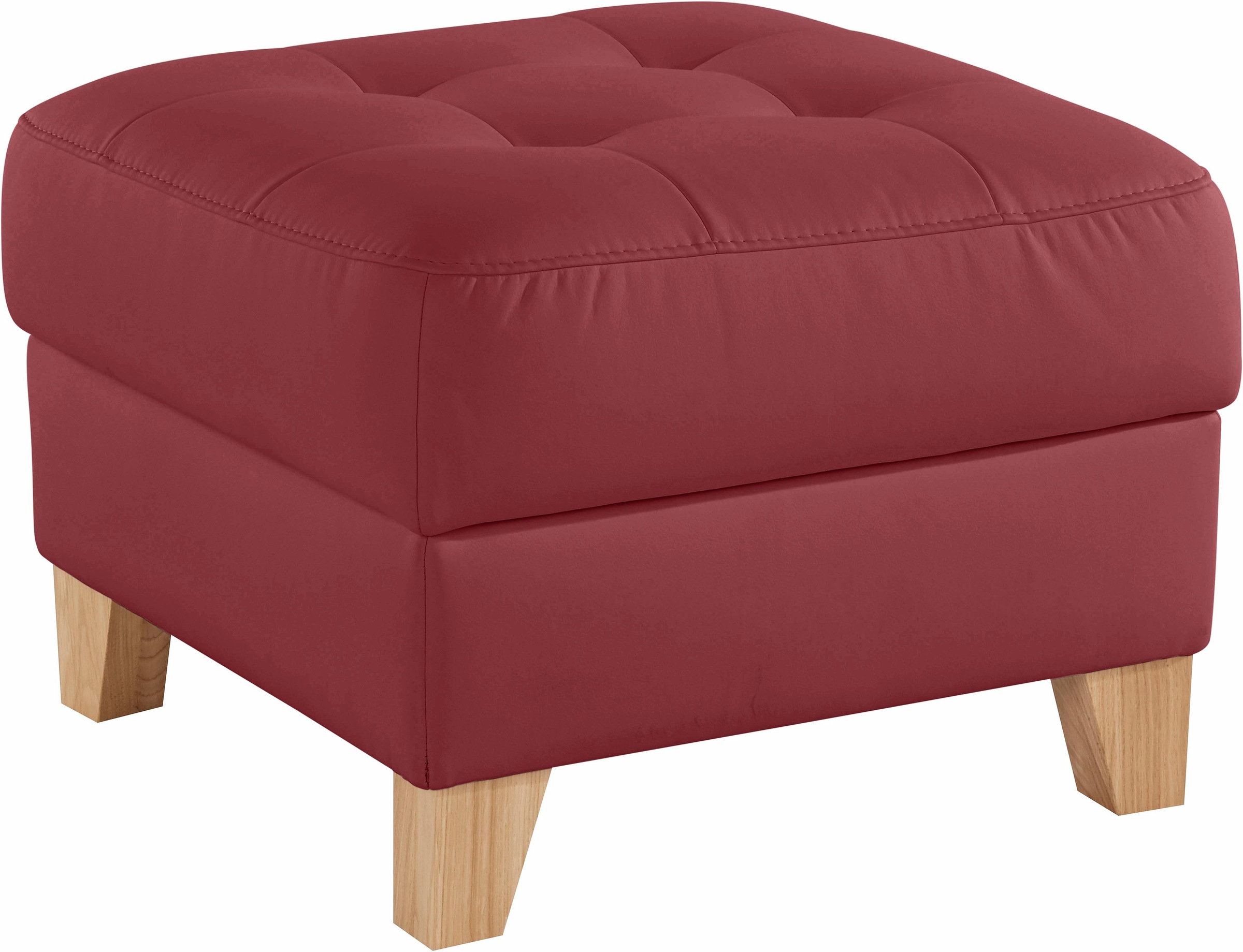 exxpo - sofa fashion Hocker »Elio bequemer Sitzkomfort und aufwendiger Detailverarbeitung«, mit Staufach unter der Sitzfläche
