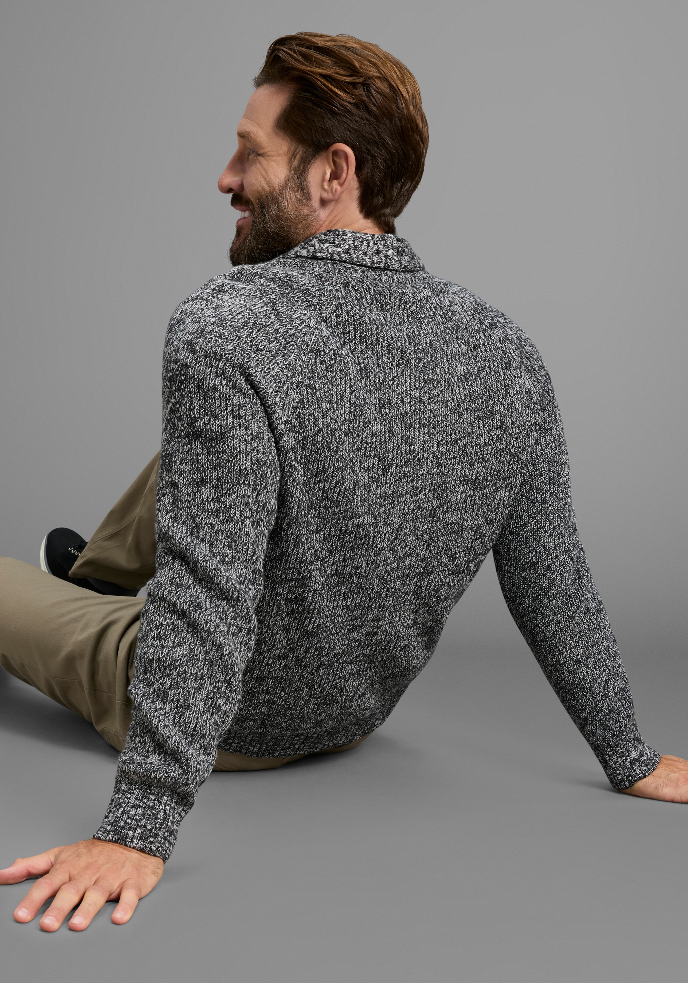 Man's World Strickjacke »Neue Kollektion!«, mit Taschen