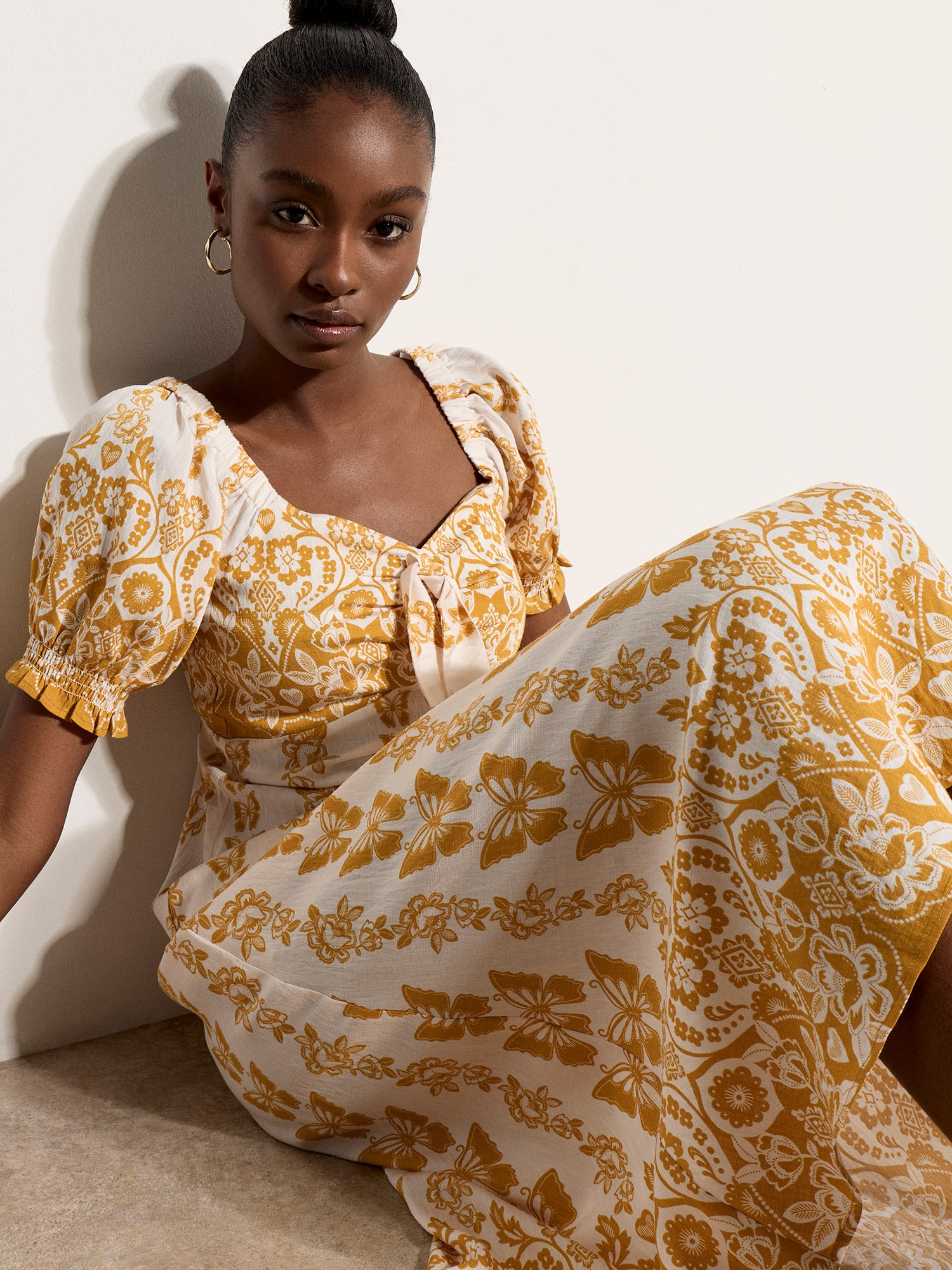 Apricot Midikleid »Midikleid« Schleife