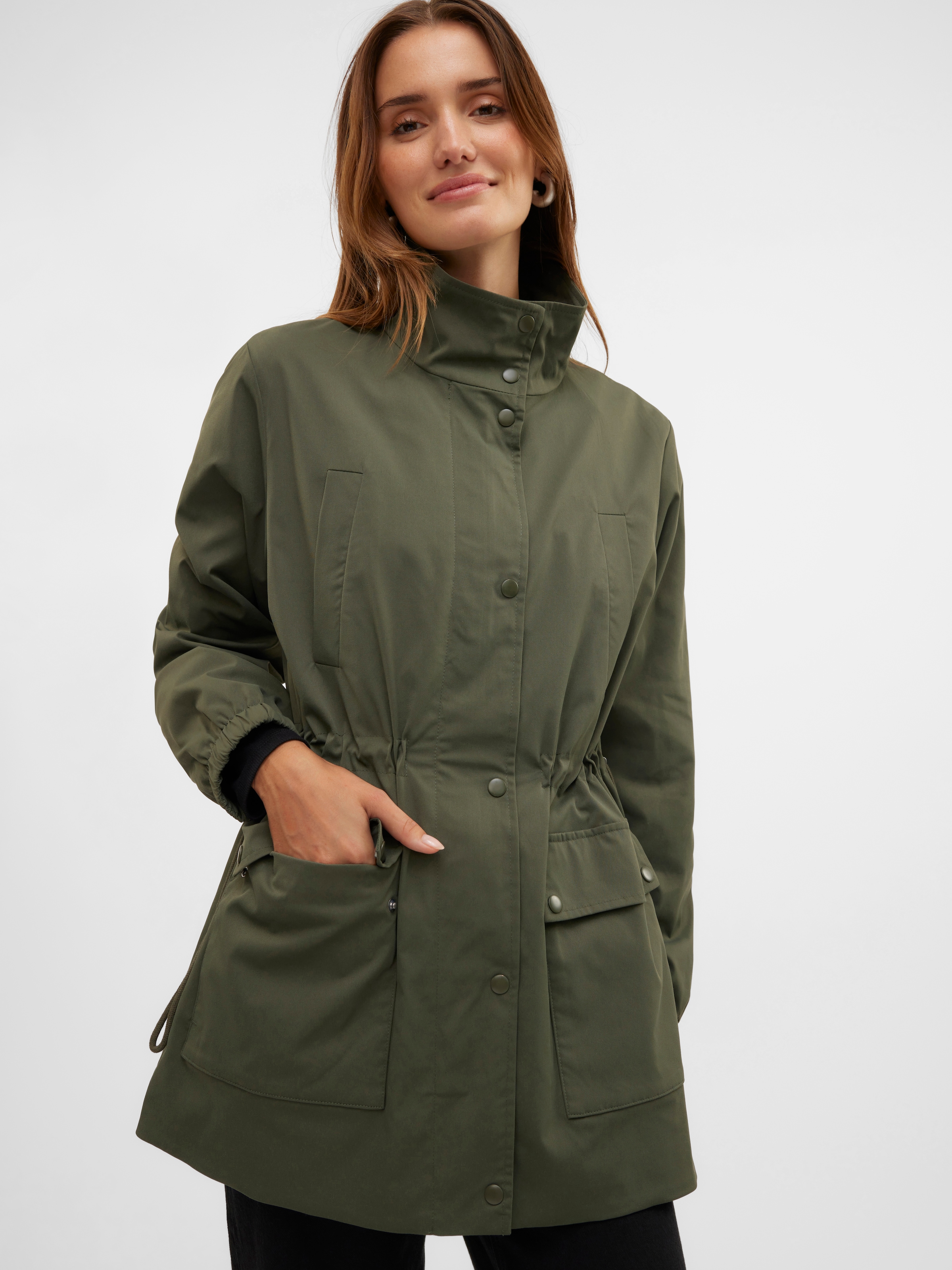 Vero Moda Langjacke »VMCHELSEASIA JACKET BOO«, ohne Kapuze