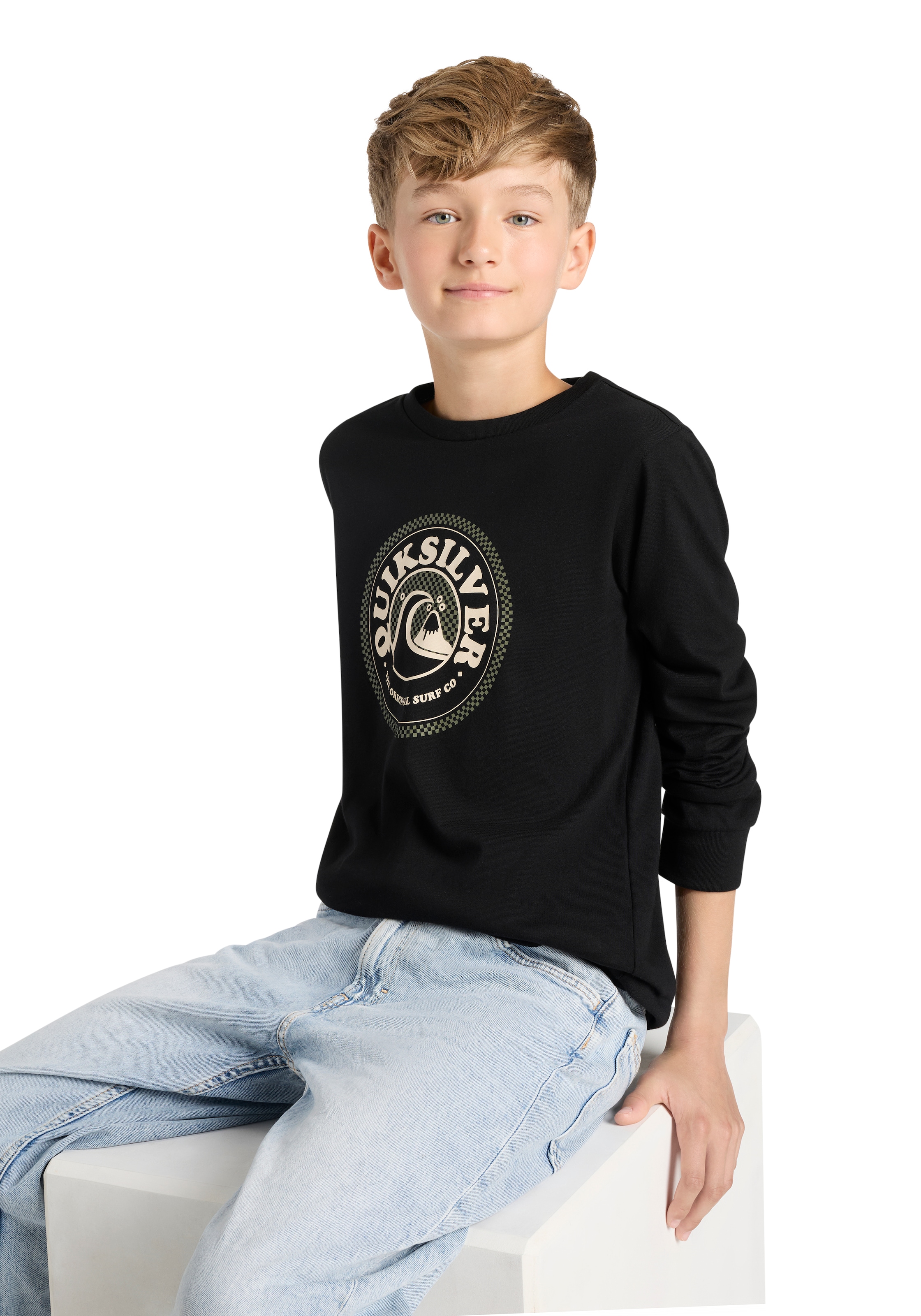 Quiksilver Longsleeve »POST IT MININOON LS PACK YTH« 2 tlg. für Kinder und Jugendliche, sportlicher Stil