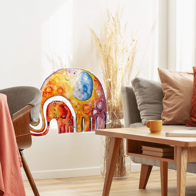 Wall-Art Wandtattoo »Elefanten Familie Geborgenheit«, (1 St.) im OTTO  Online Shop