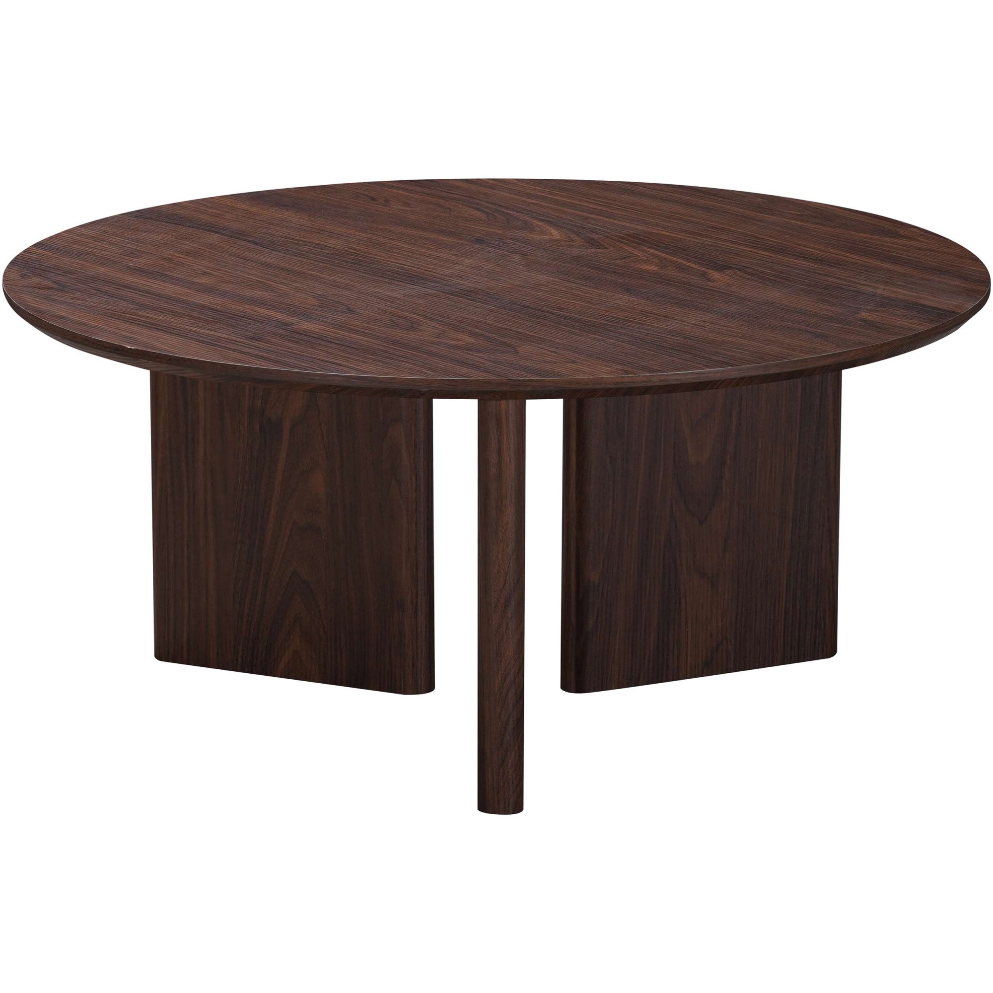 OTTO home Couchtisch »Cassian« 1 Stk. tlg. Walnussoptik, modernes Fußgestell, Breite 80 cm