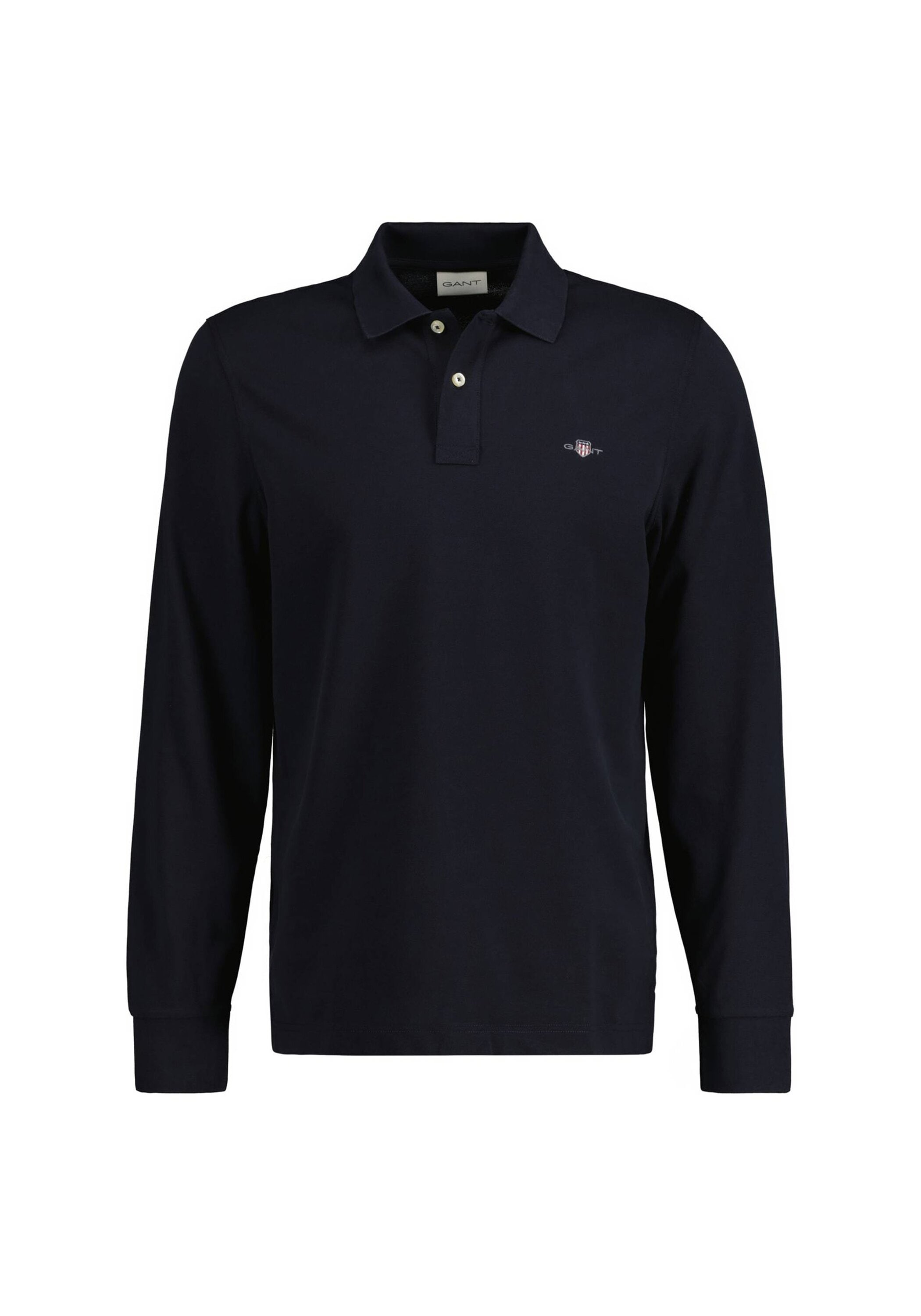 Poloshirt »Poloshirt Regular Shield Longsleeve Pique Rugger 1er Pack«