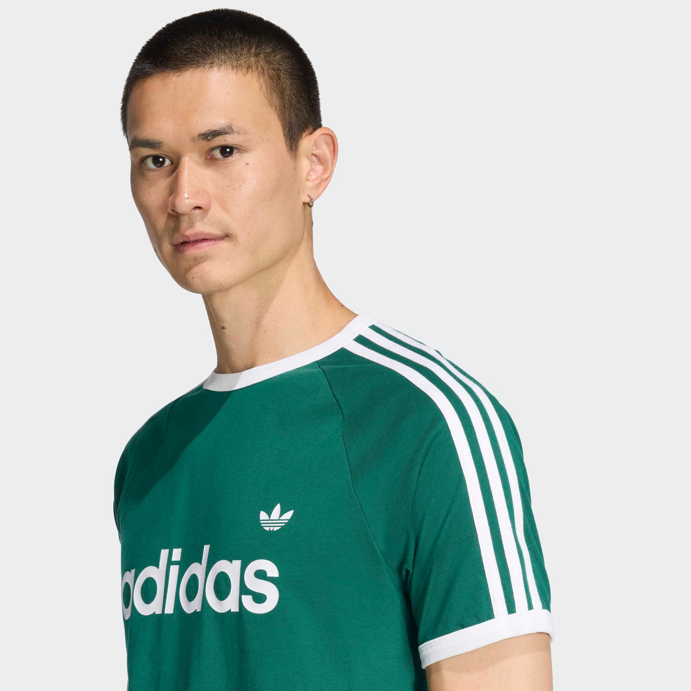adidas Originals T-Shirt »3-STREIFEN RINGER, SCHMAL GESCHNITTEN«