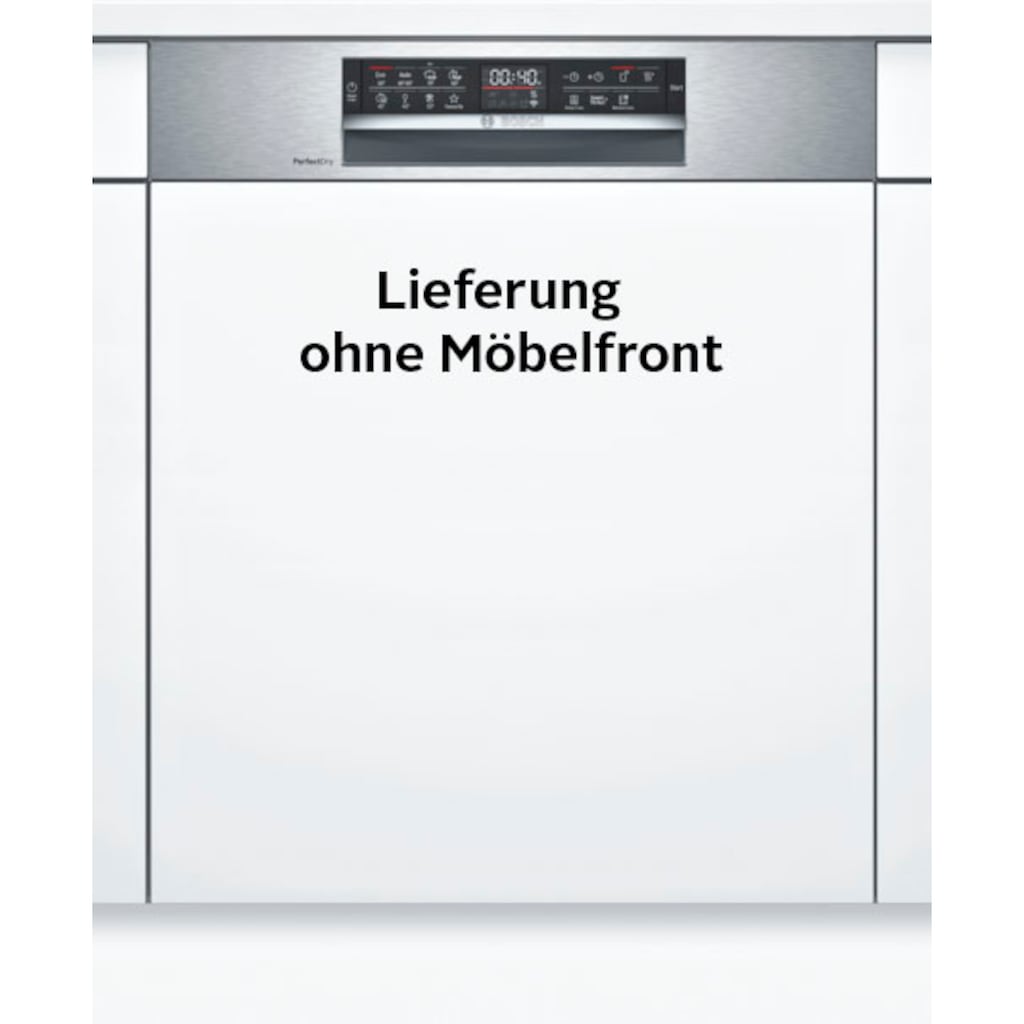 BOSCH teilintegrierbarer Geschirrspüler »SMI6ZCS49E«, Serie 6, SMI6ZCS49E, 14 Maßgedecke