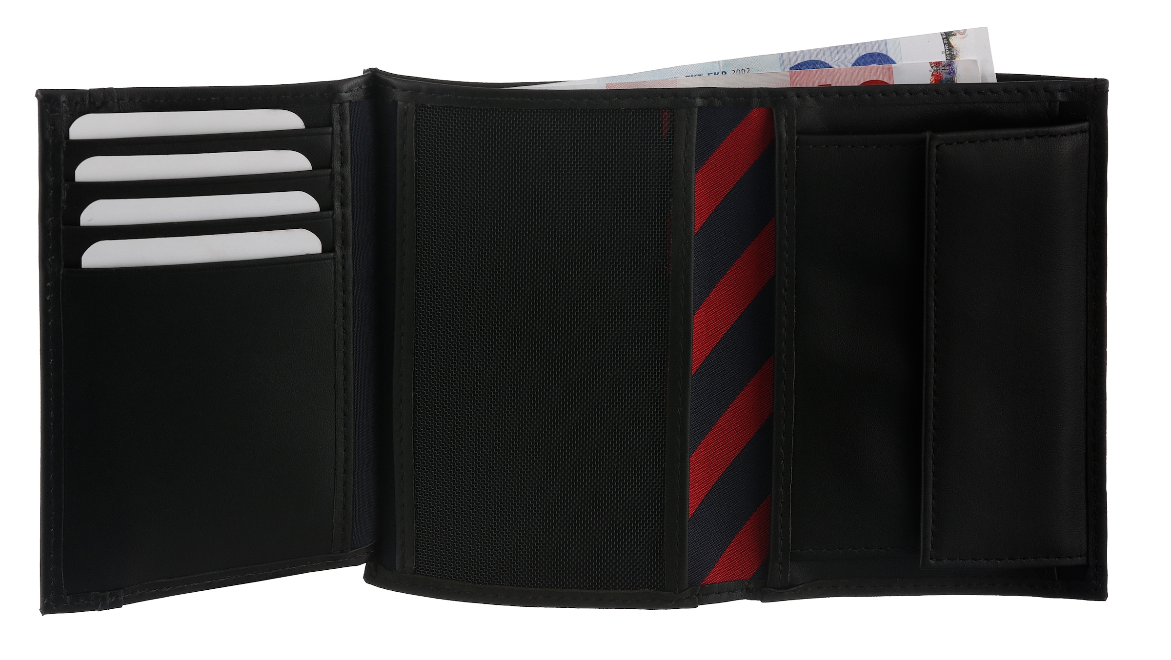 Tommy Hilfiger Geldbörse »JOHNSON N/S WALLET W/COIN POCKET« aus echtem Leder im Hochformat