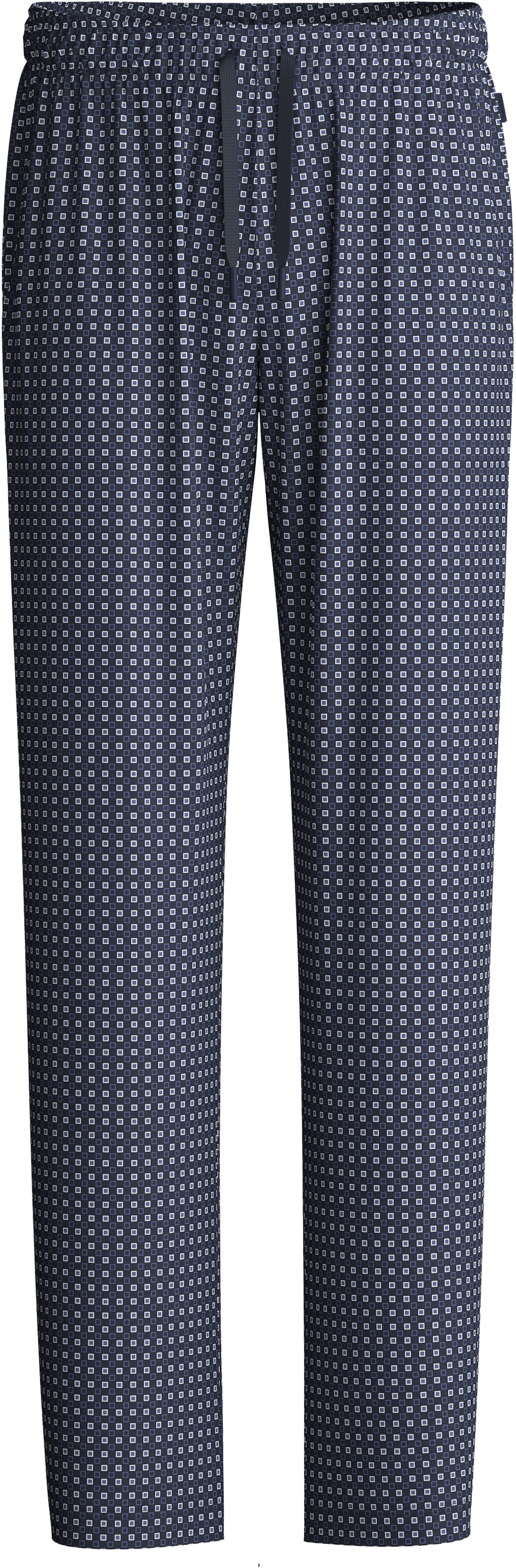 CALIDA Pyjamahose »Remix Basic Sleep«, lockerer gerader Schnitt, Gummibund, Seitentaschen