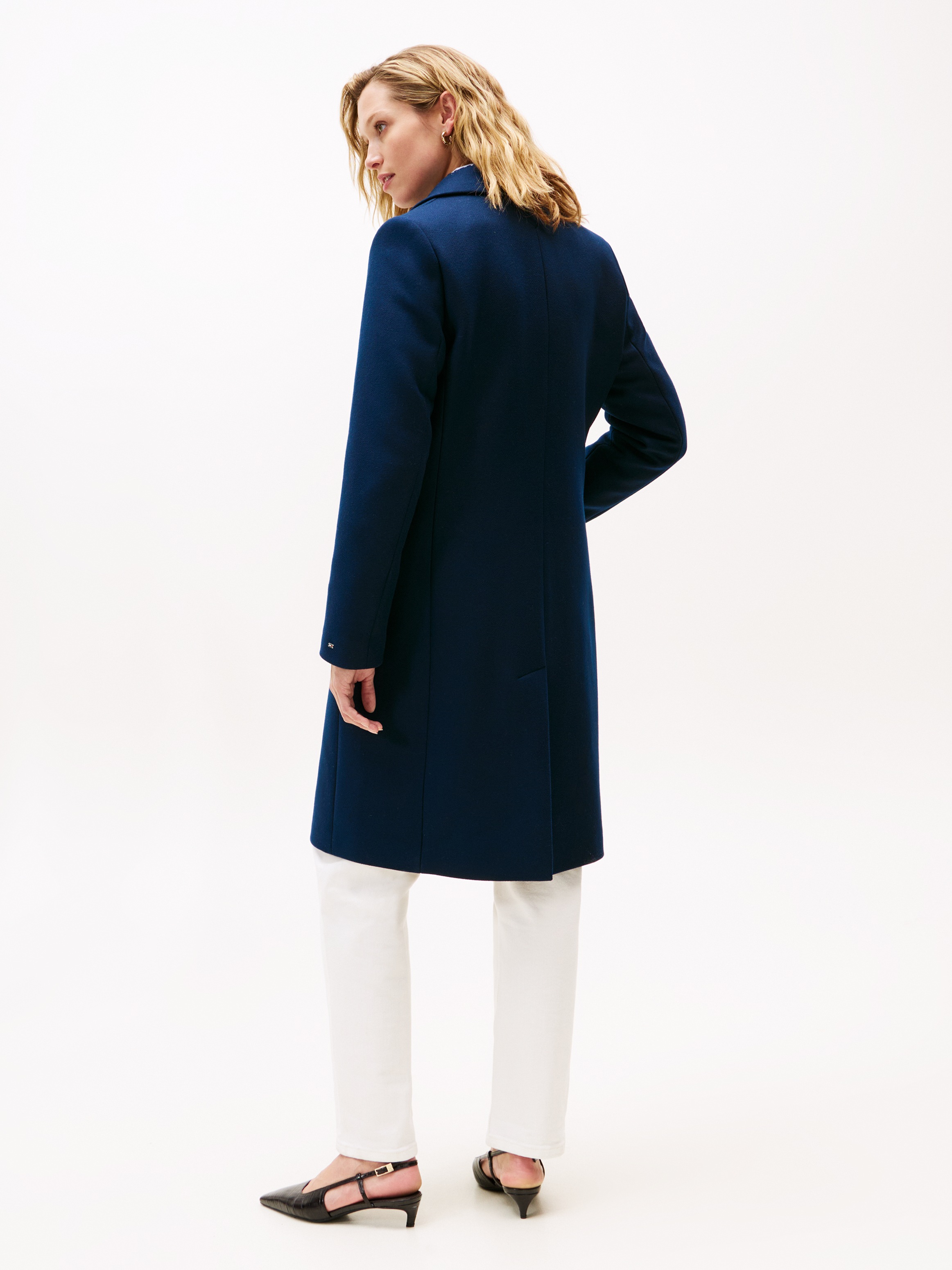 Tommy Hilfiger Langmantel »CLASSIC SB WOOL REG COAT« mit Wolle und Kaschmiranteil