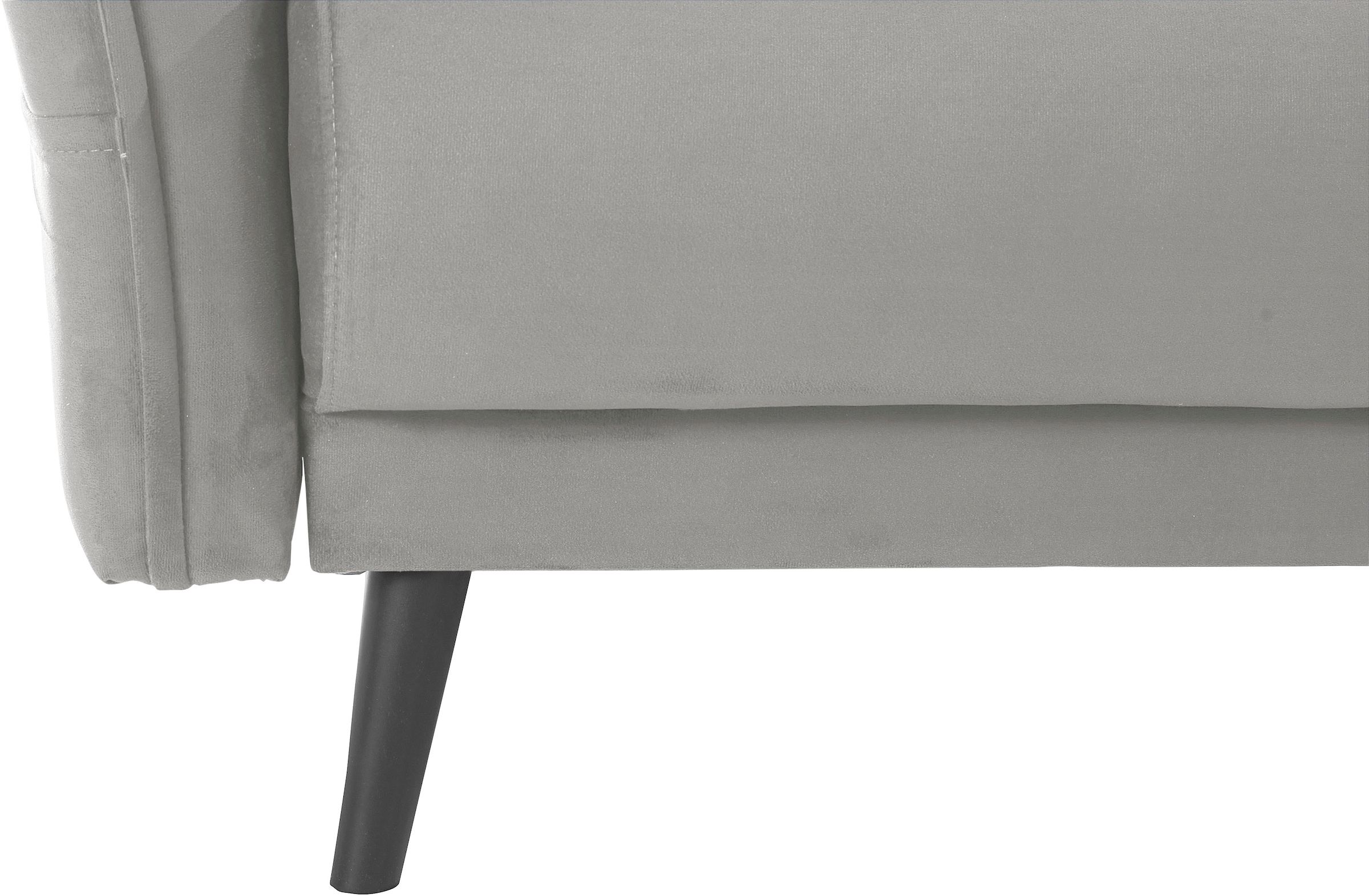 INOSIGN Schlafsofa »Asra«, incl. Bettfunktion und Bettkasten, Seitentasche im Armteil, Federkern